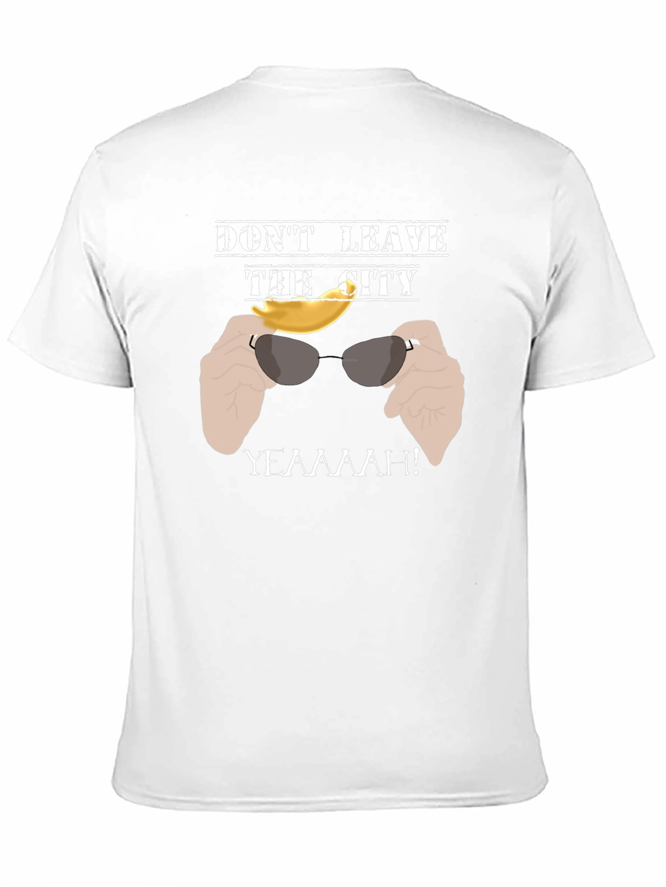 Black Don't Leave the City T-Shirt - Funny Graphic Tee view 11