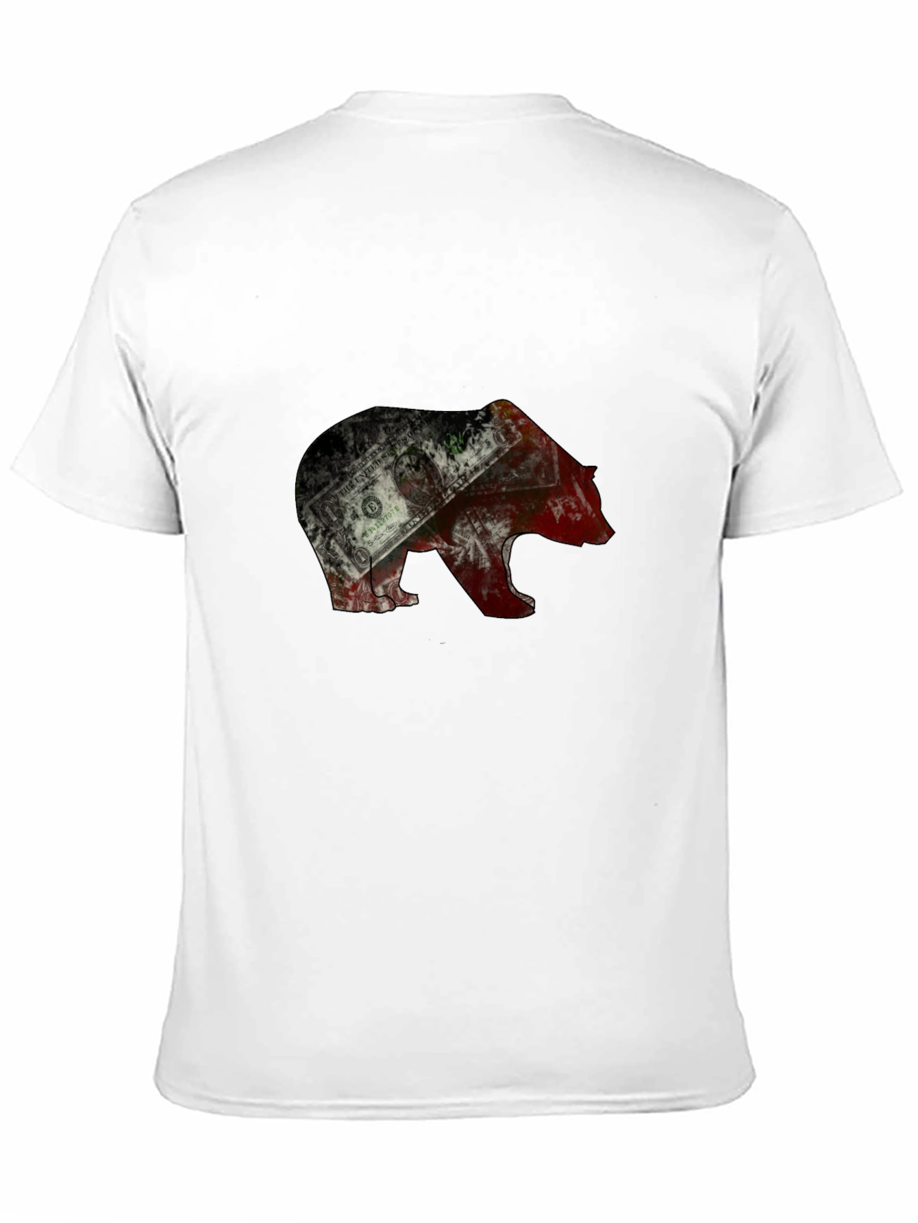 Black Bear Graphic Men's T-Shirt - Black view 11
