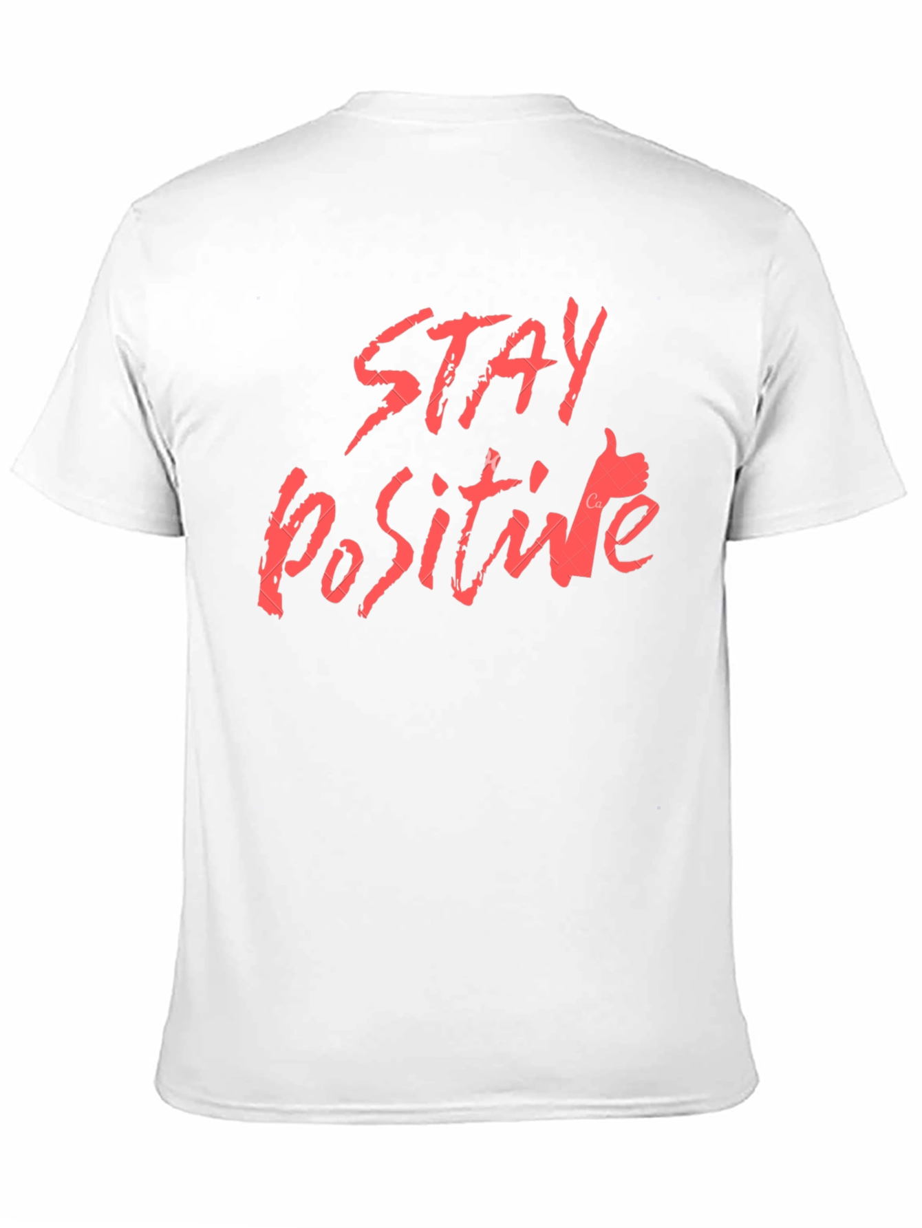 Black Stay Positive Graphic Tee - Black Cotton T-Shirt view 11
