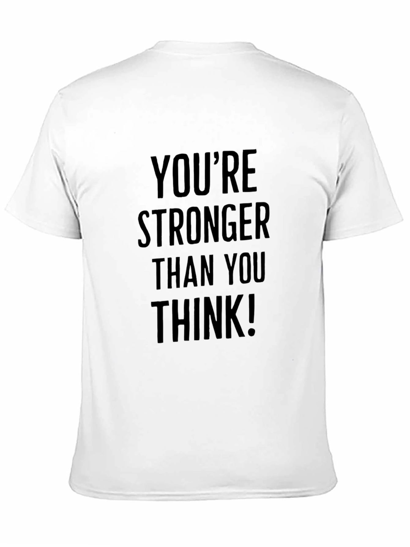 Black You're Stronger Than You Think Black Tee view 11