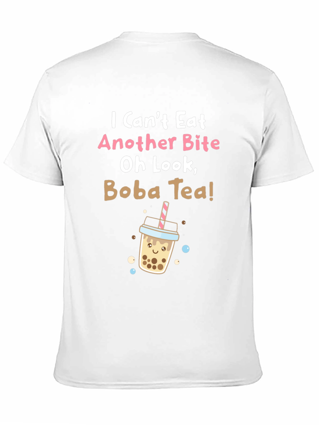 Black Boba Tea T-Shirt - Funny Foodie Tee view 11