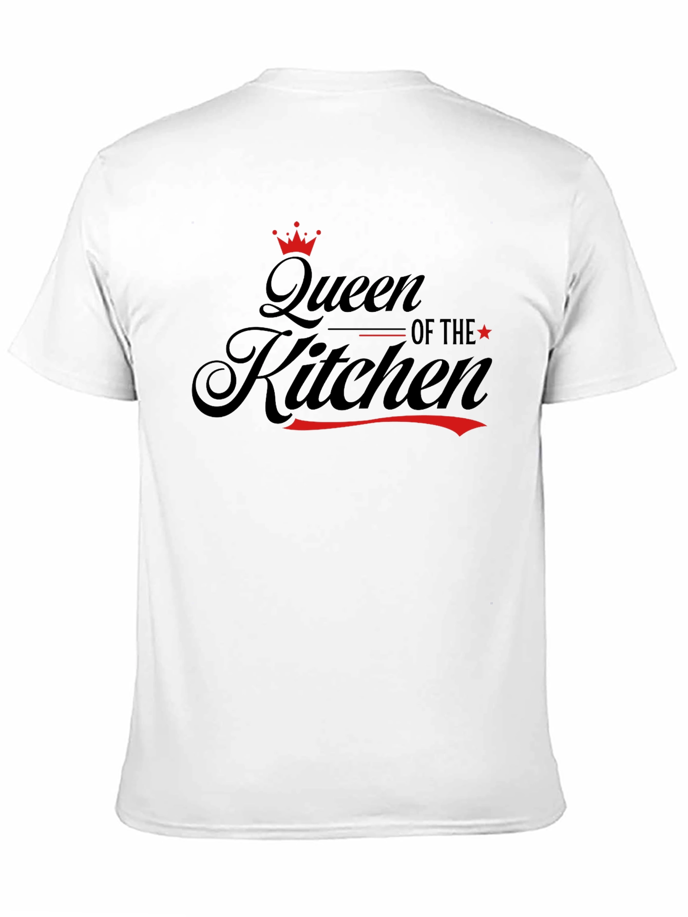 Black Queen of the Kitchen Black T-Shirt view 11