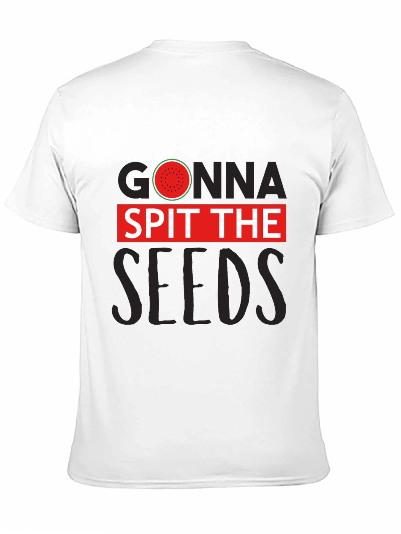 Black Gonna Spit The Seeds Watermelon T-Shirt view 11