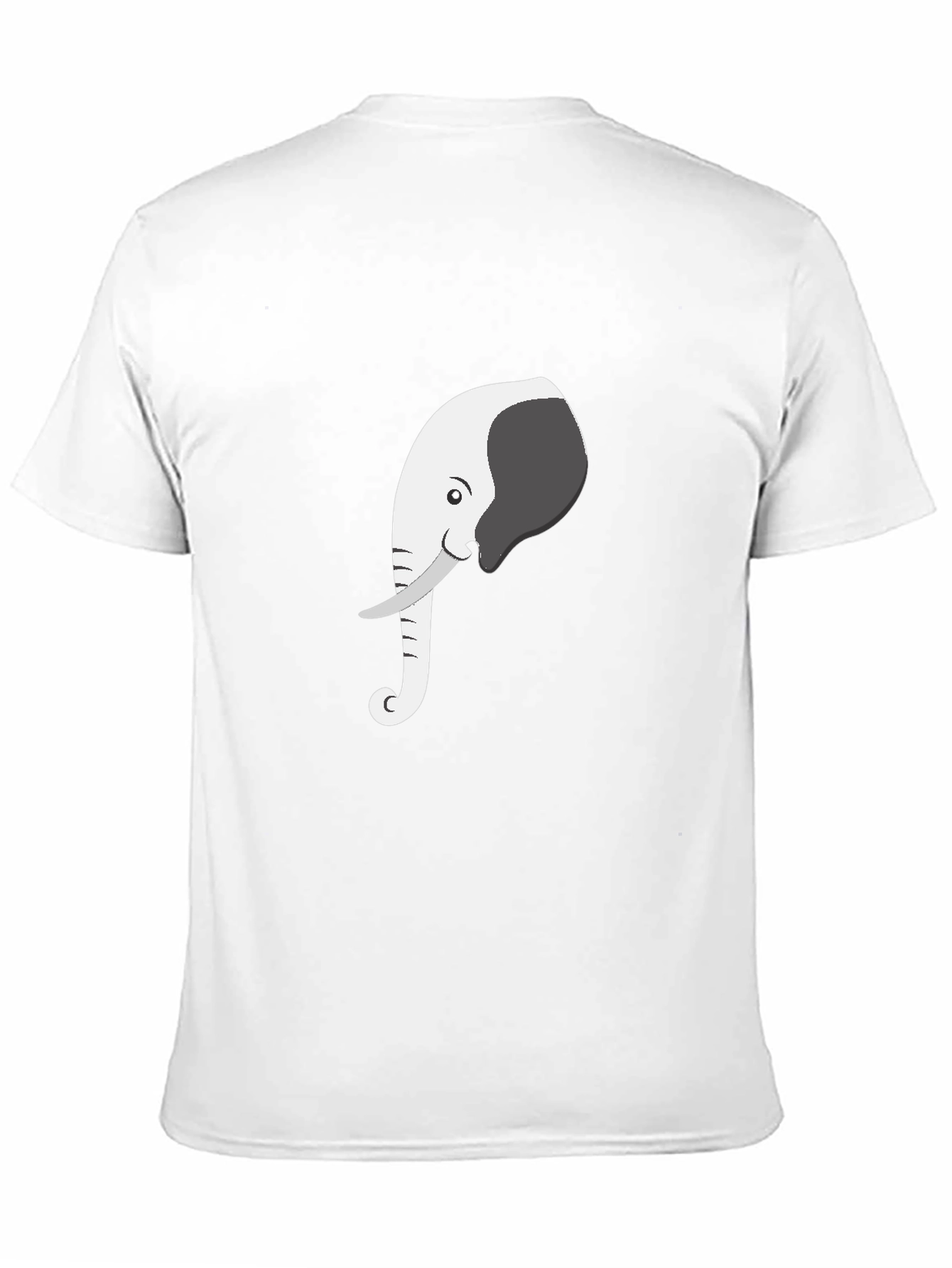 Black Elephant Graphic Tee - Black Cotton Comfort view 11
