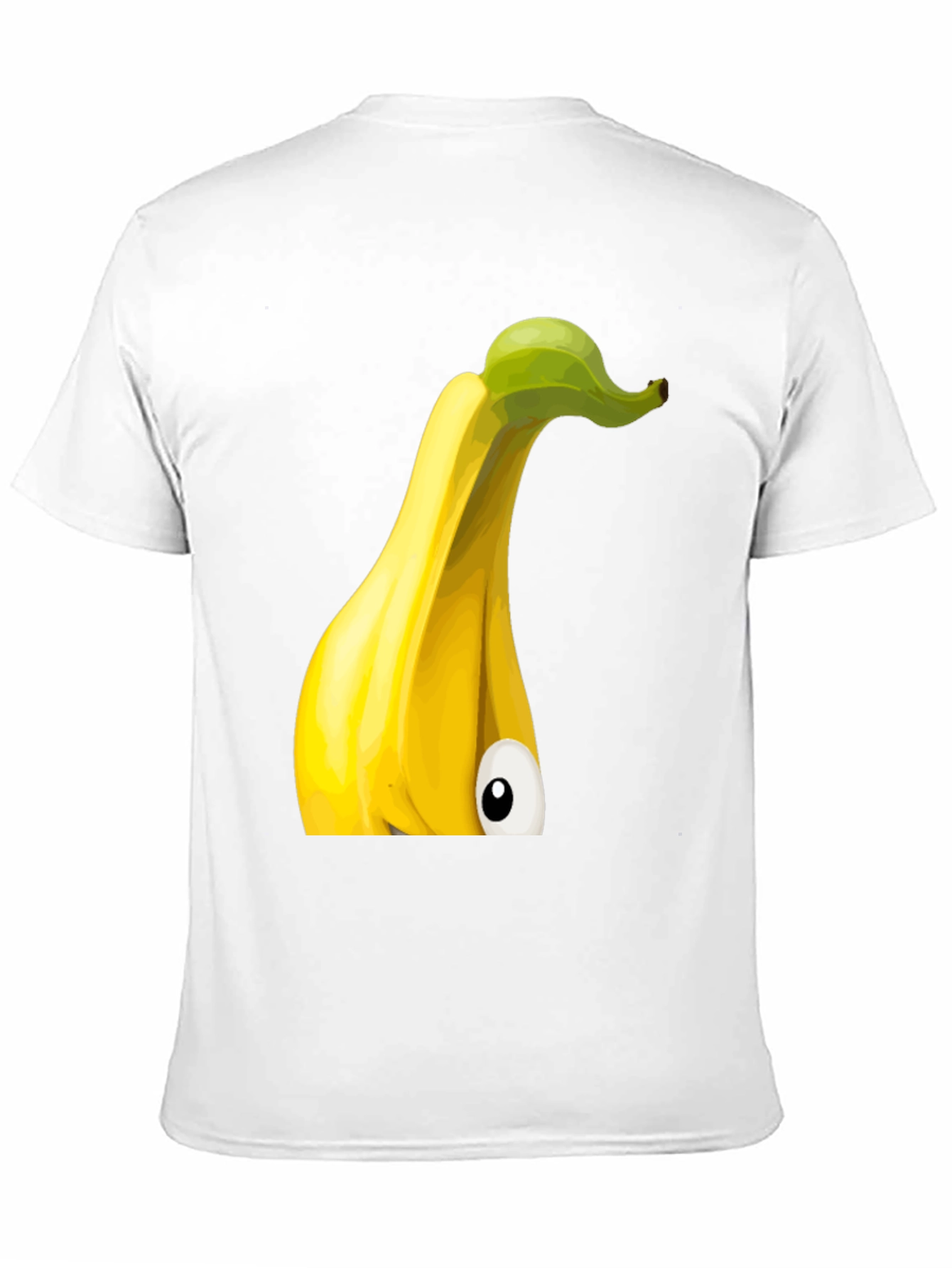 Black Funny Banana Cartoon Graphic T-Shirt view 11