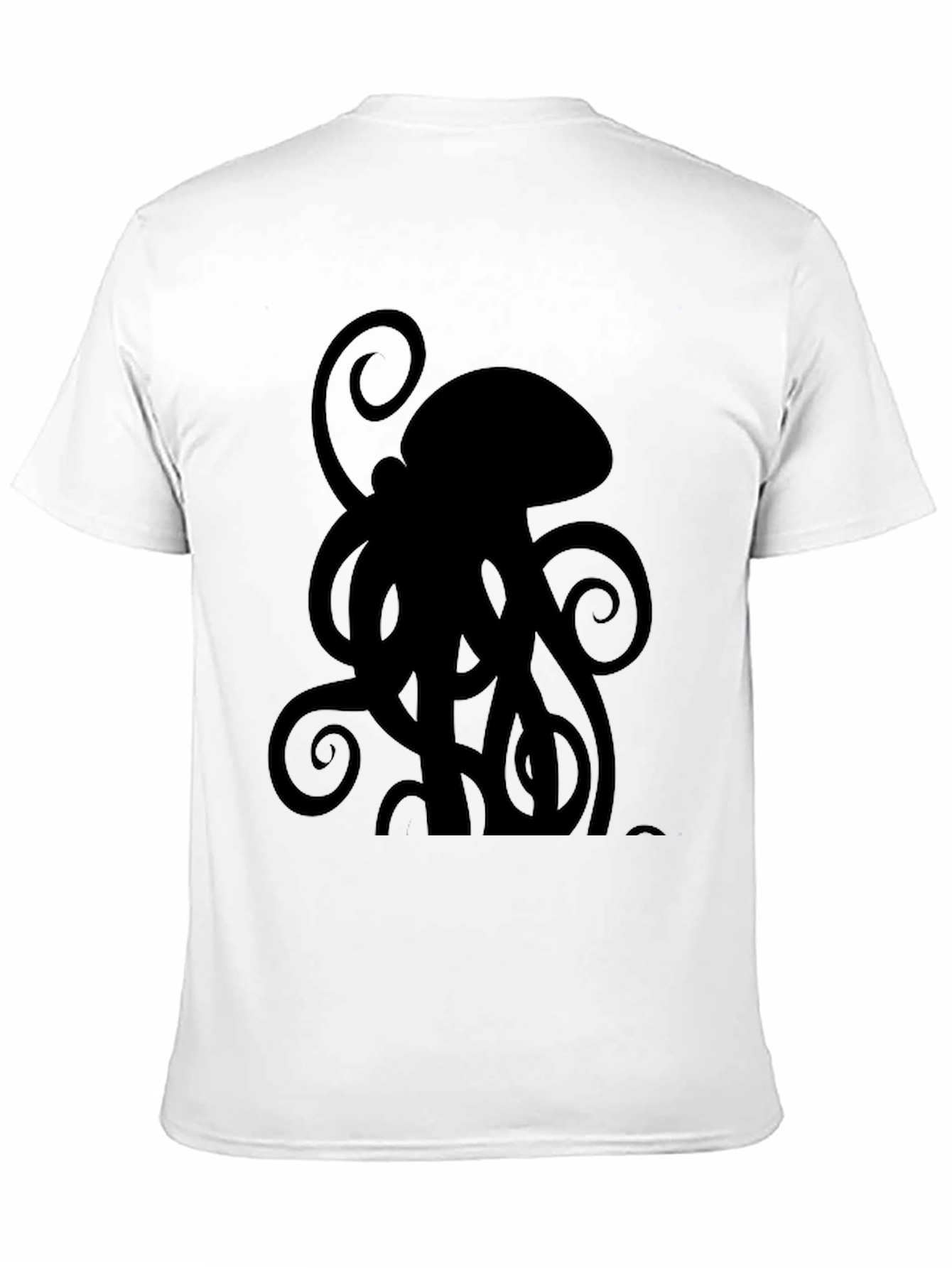 Black Black Octopus Graphic Tee view 11