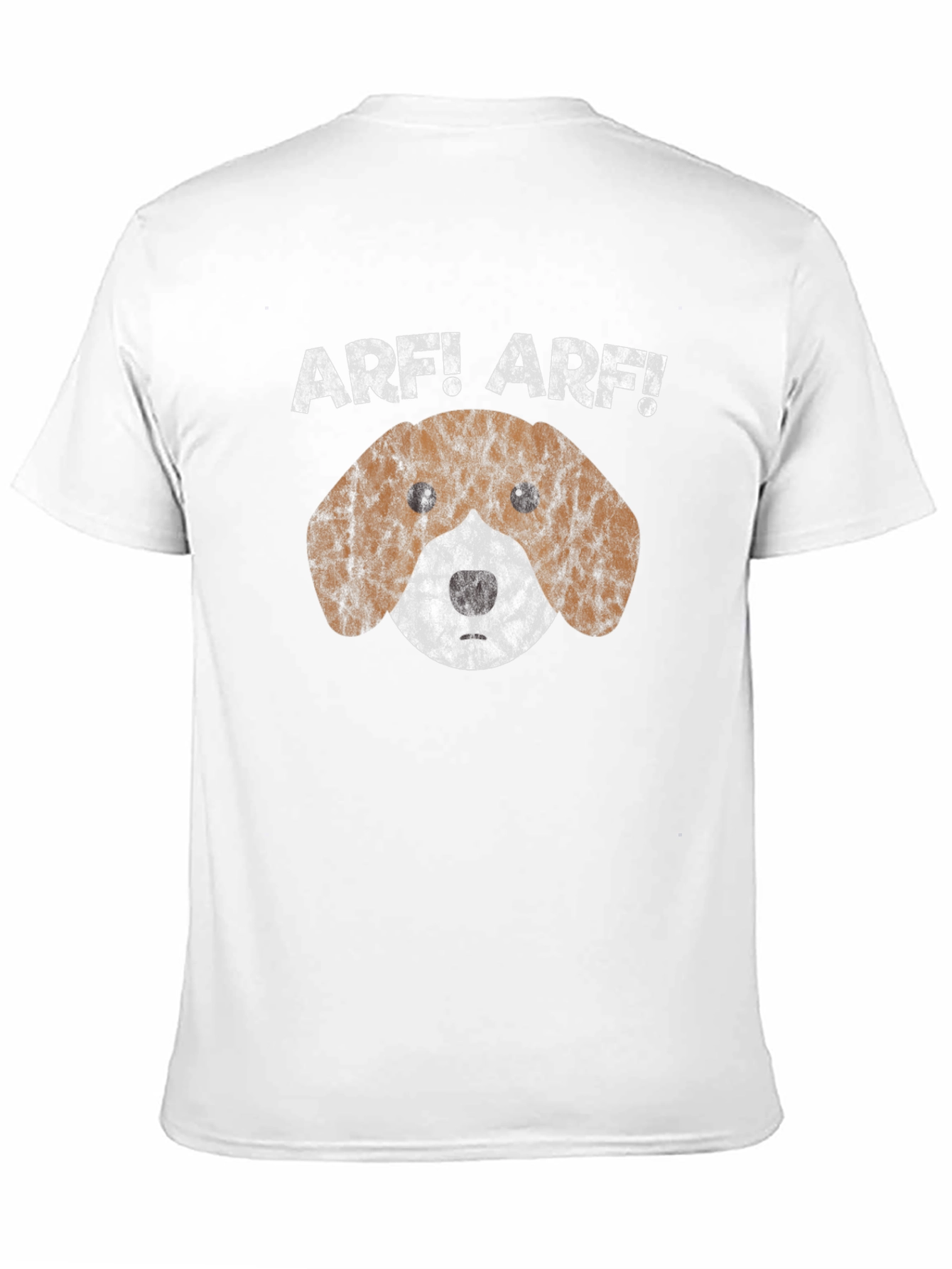 Black Arf! Arf! Dog Graphic Black T-Shirt view 11