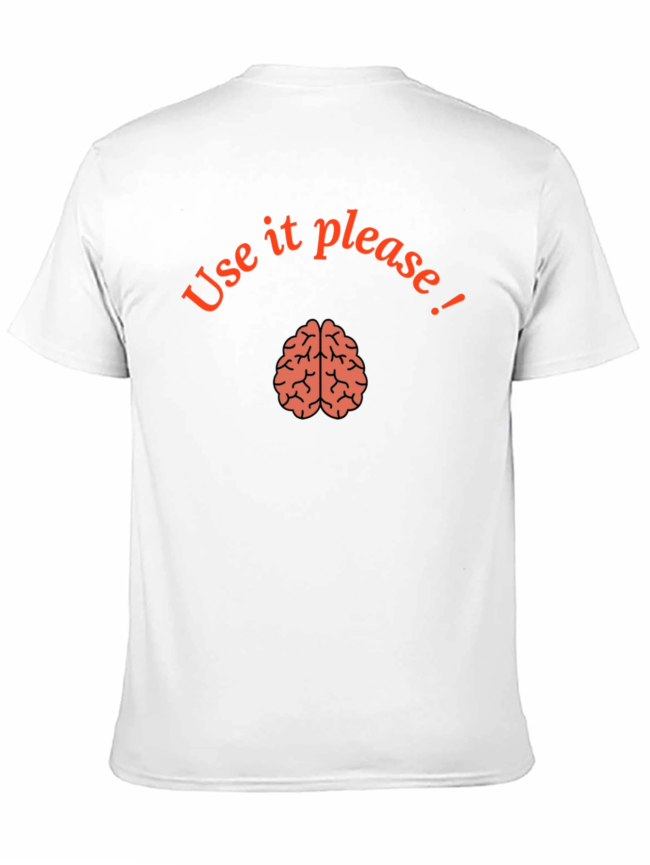 Black Use Your Brain Graphic T-Shirt - Smart Casual view 11