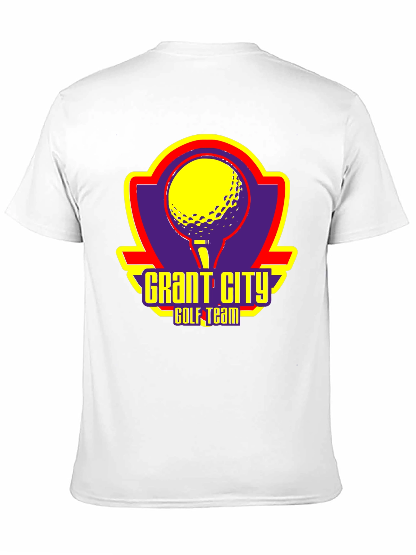 Black Grant City Golf Team Black Tee view 11