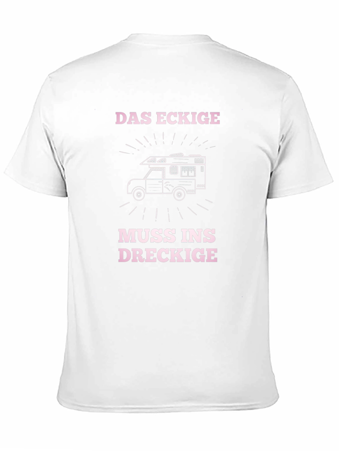 Black Das Eckige Muss Ins Dreckige T-Shirt view 11
