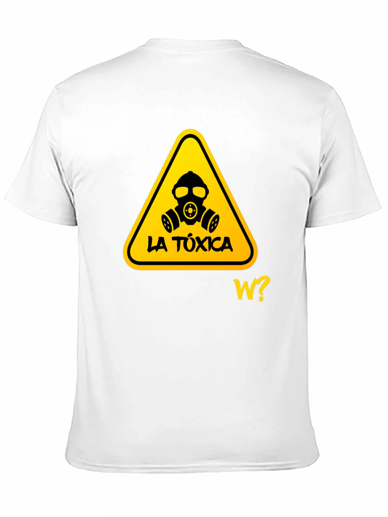 Black Toxic Warning Graphic T-Shirt - Stylish and Edgy view 11