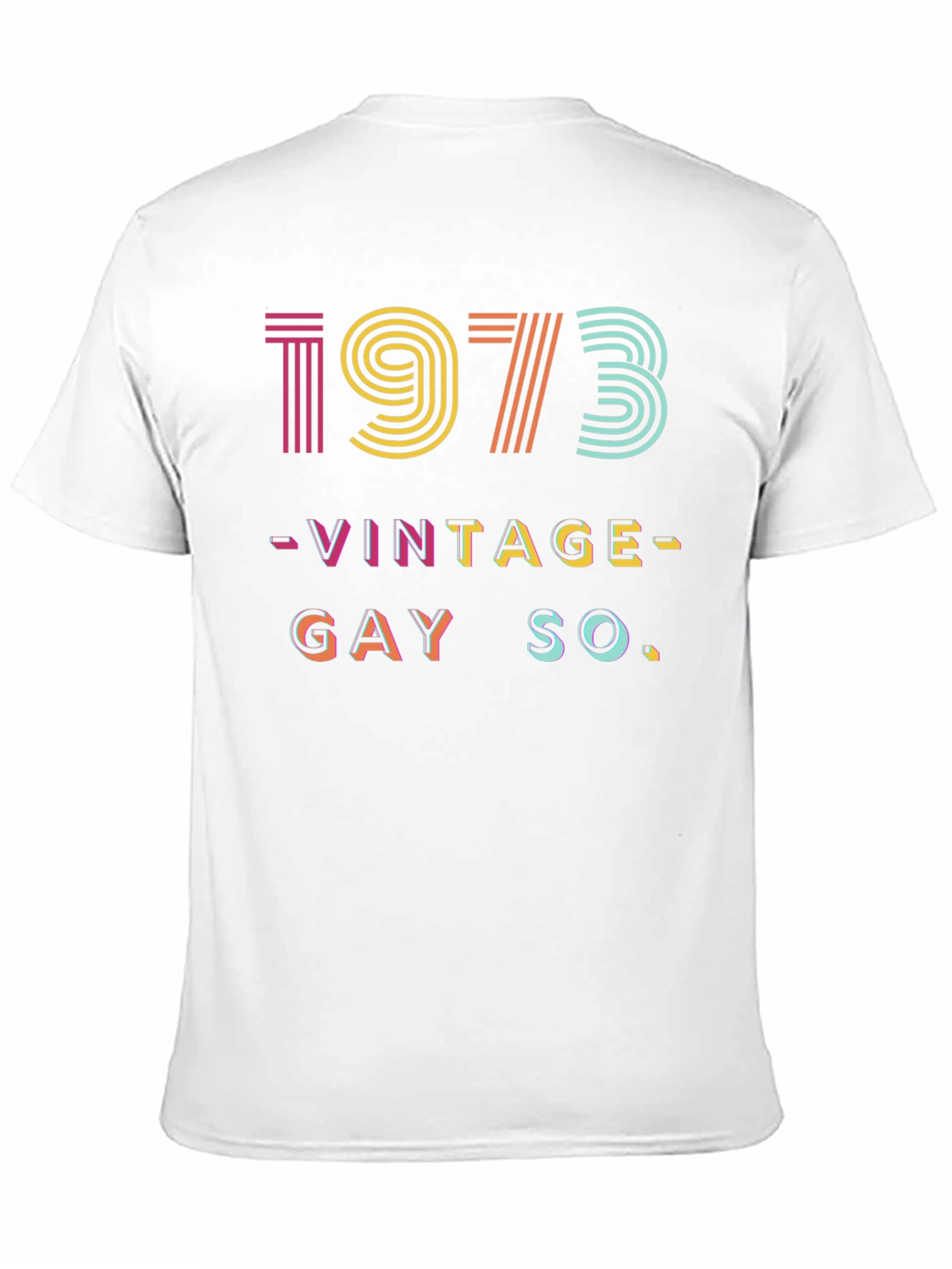 Black Vintage 1973 Gay So T-Shirt view 11
