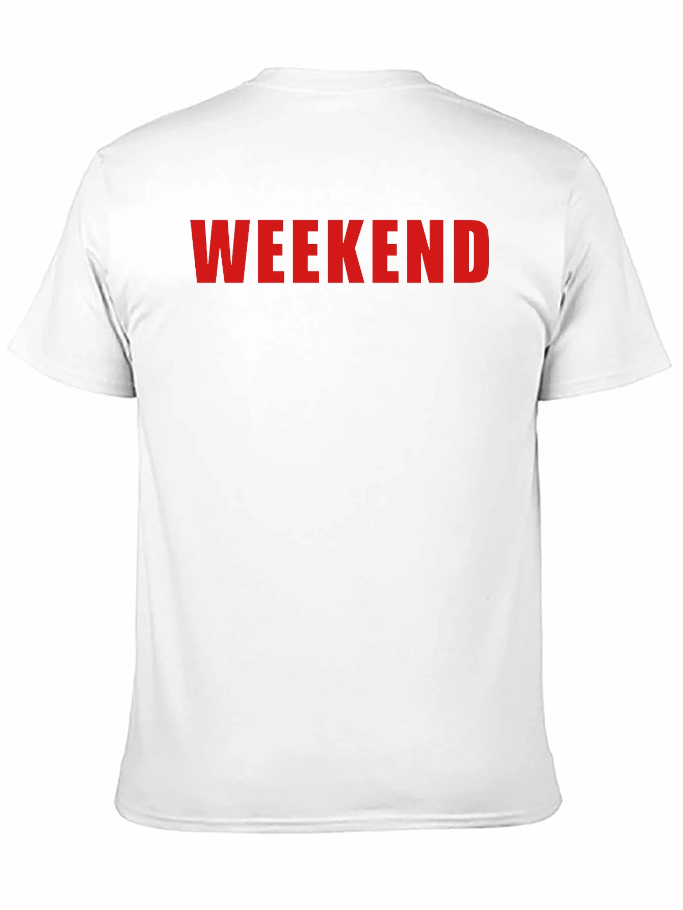 Black Weekend Graphic Tee - Black Cotton Casual Shirt view 11