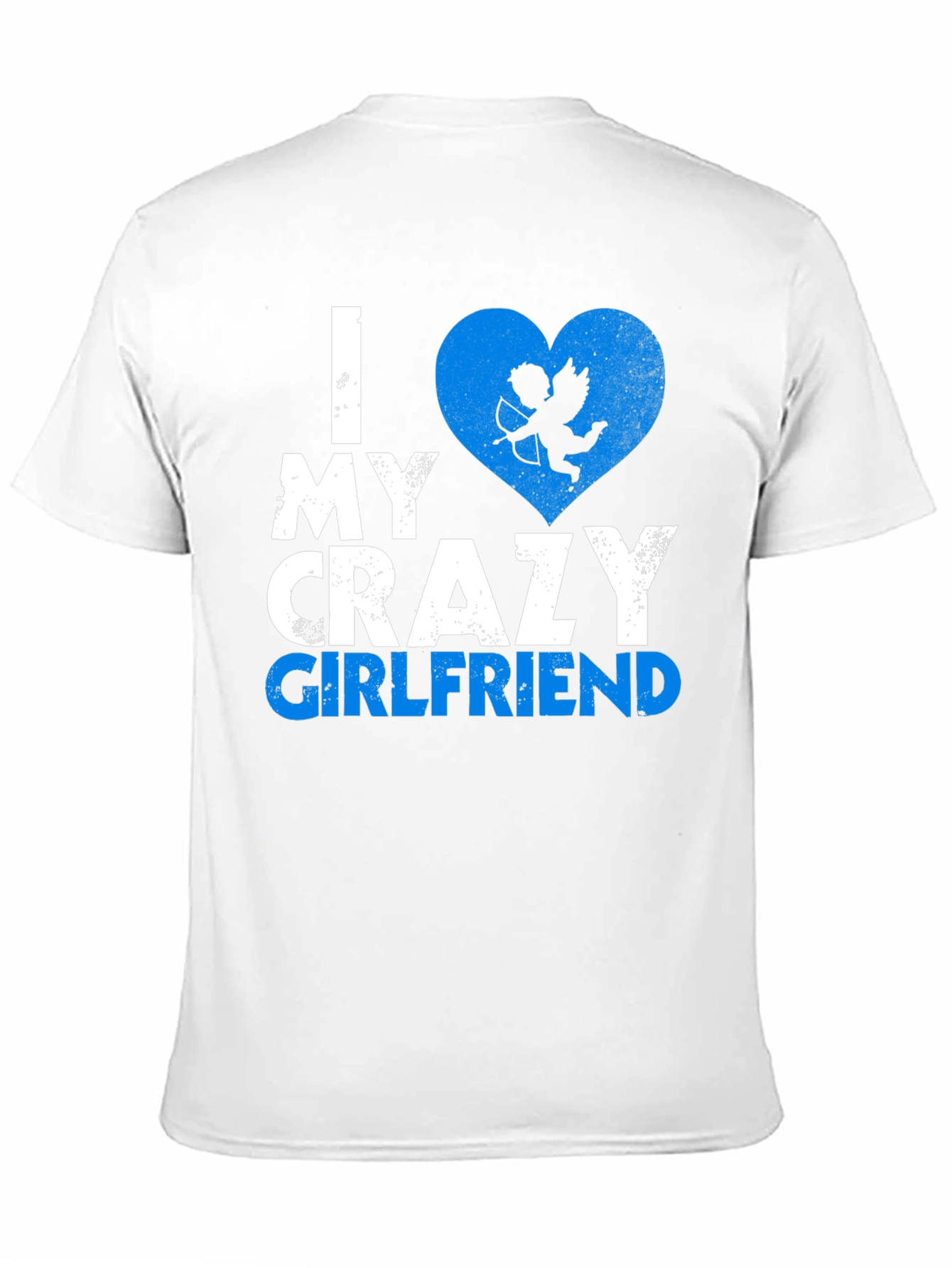 Black I Love My Crazy Girlfriend T-Shirt Valentine's Day Gift view 11