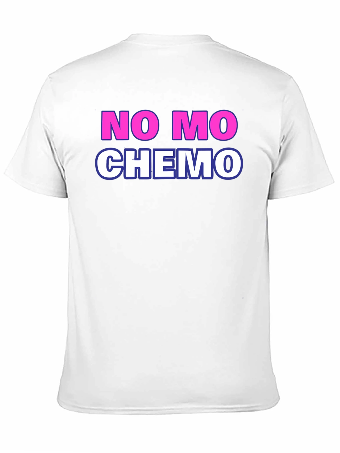 Black No Mo Chemo T-Shirt - Cancer Survivor Tee view 11