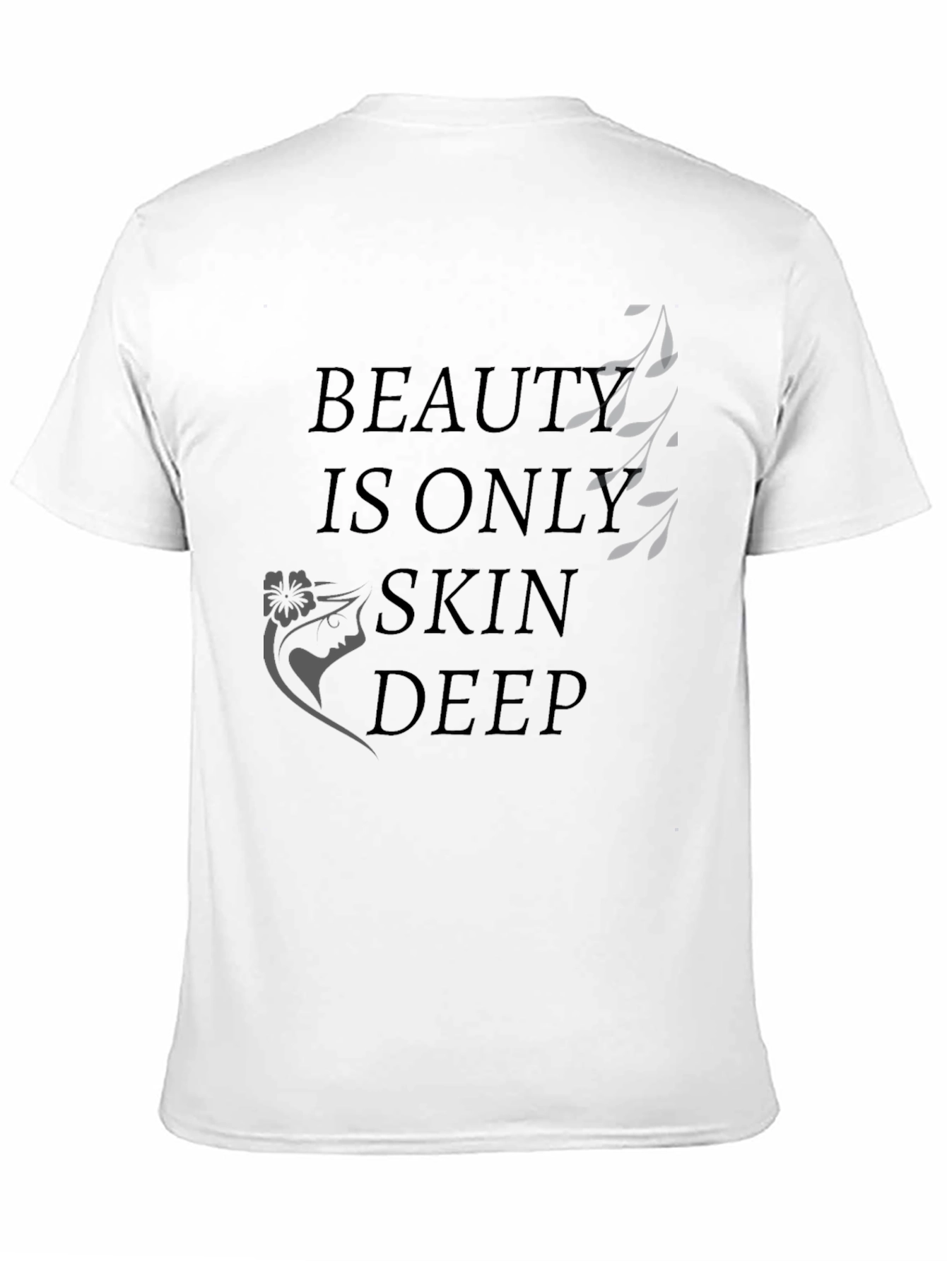 Black Beauty is Only Skin Deep Graphic T-Shirt - Black view 11