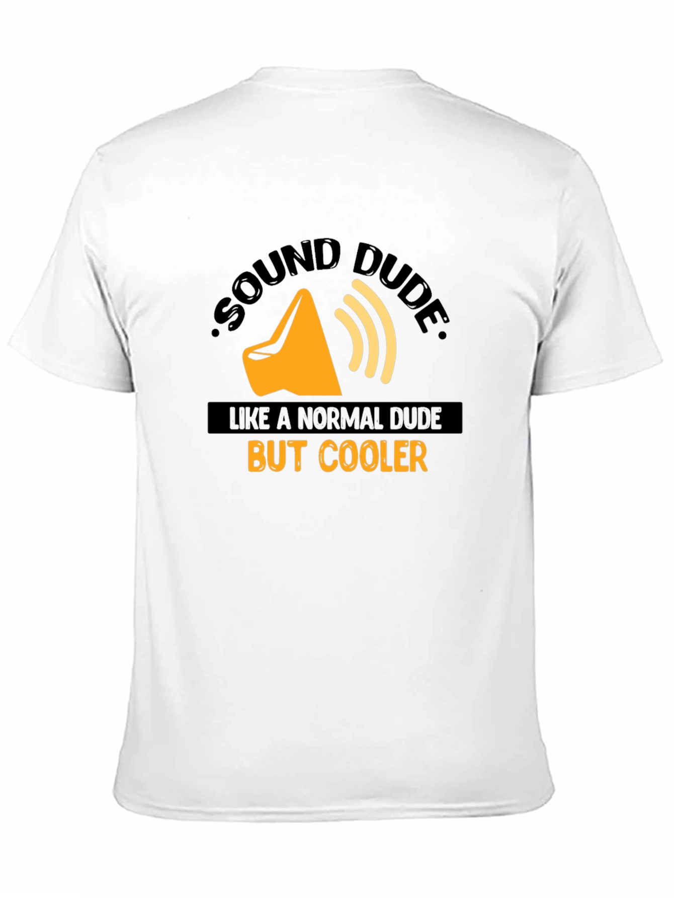 Black Sound Dude Graphic T-Shirt - Cool & Comfy! view 11