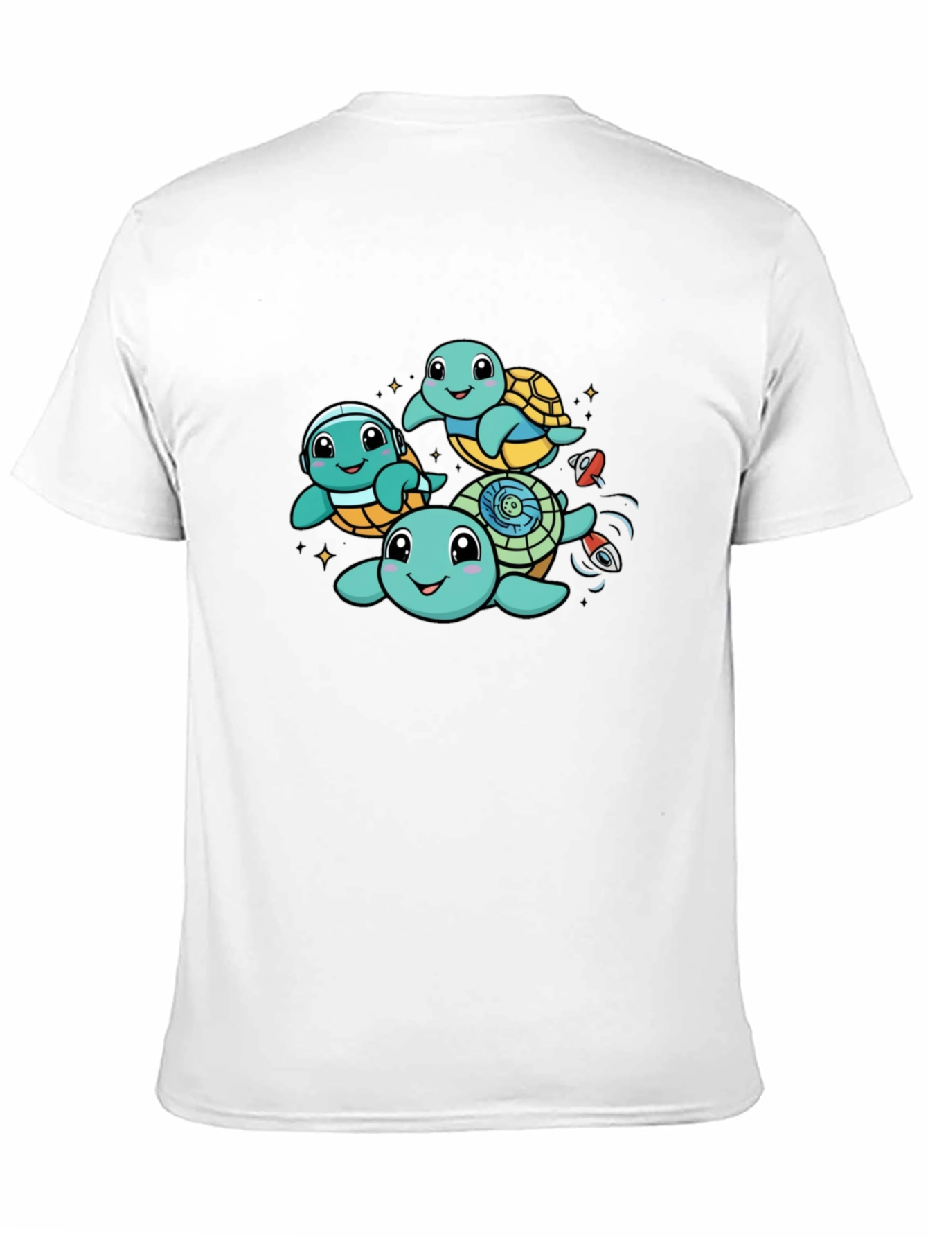 Black Turtle Space Adventure T-Shirt view 11