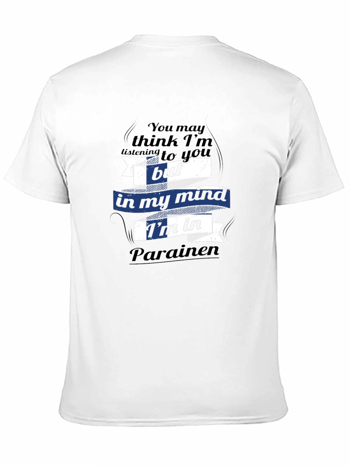 Black Funny Parainen Mind T-Shirt - Finland Pride view 11
