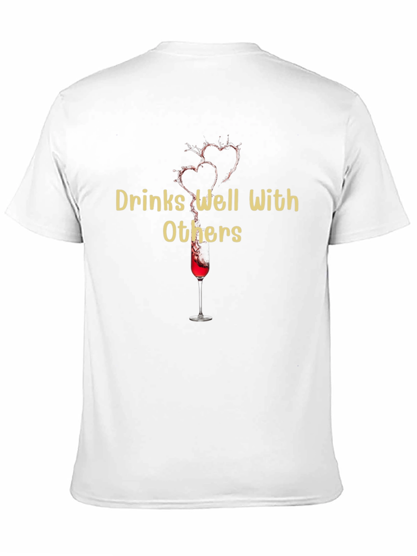 Black Drinks Well With Others Graphic Tee view 11