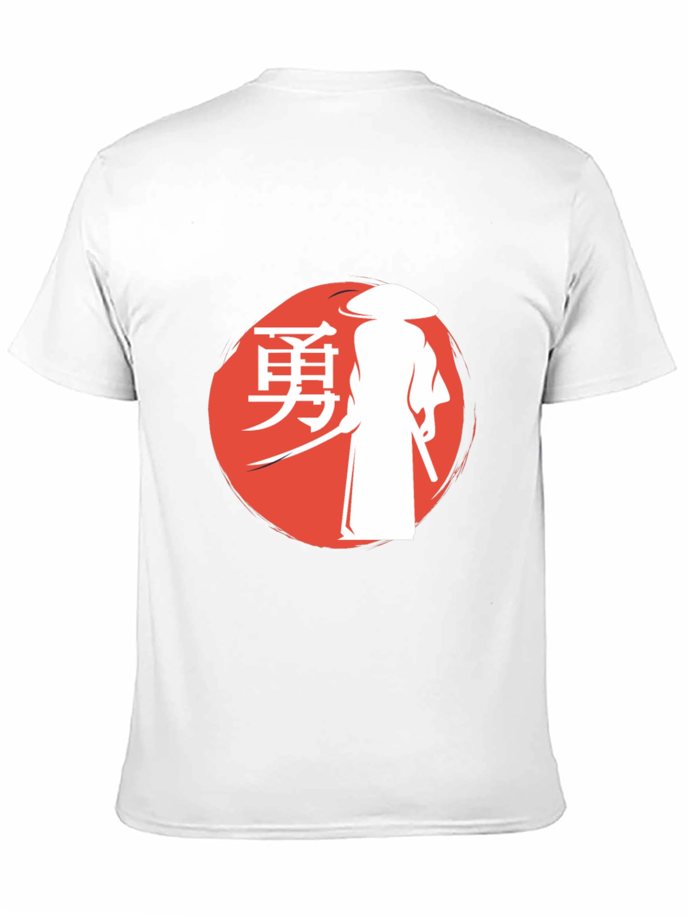 Black Samurai Graphic T-Shirt - Warrior Spirit Design view 11