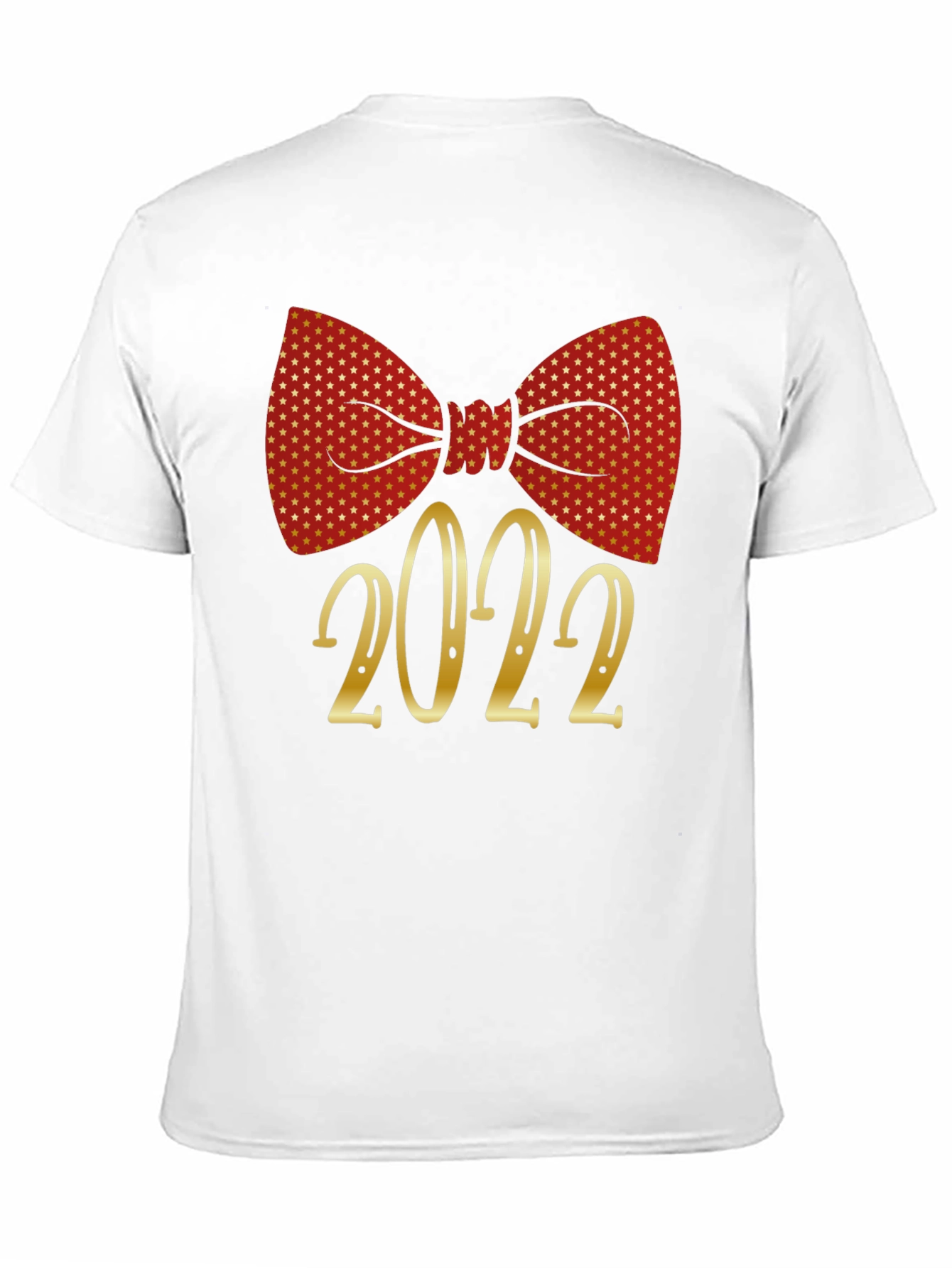 Black Festive 2022 Bow Tie Graphic T-Shirt view 11