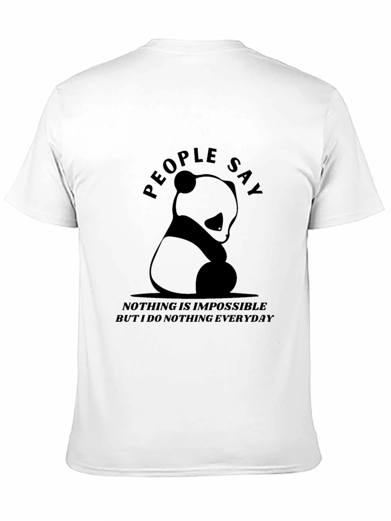 Black People Say Panda T-Shirt view 11