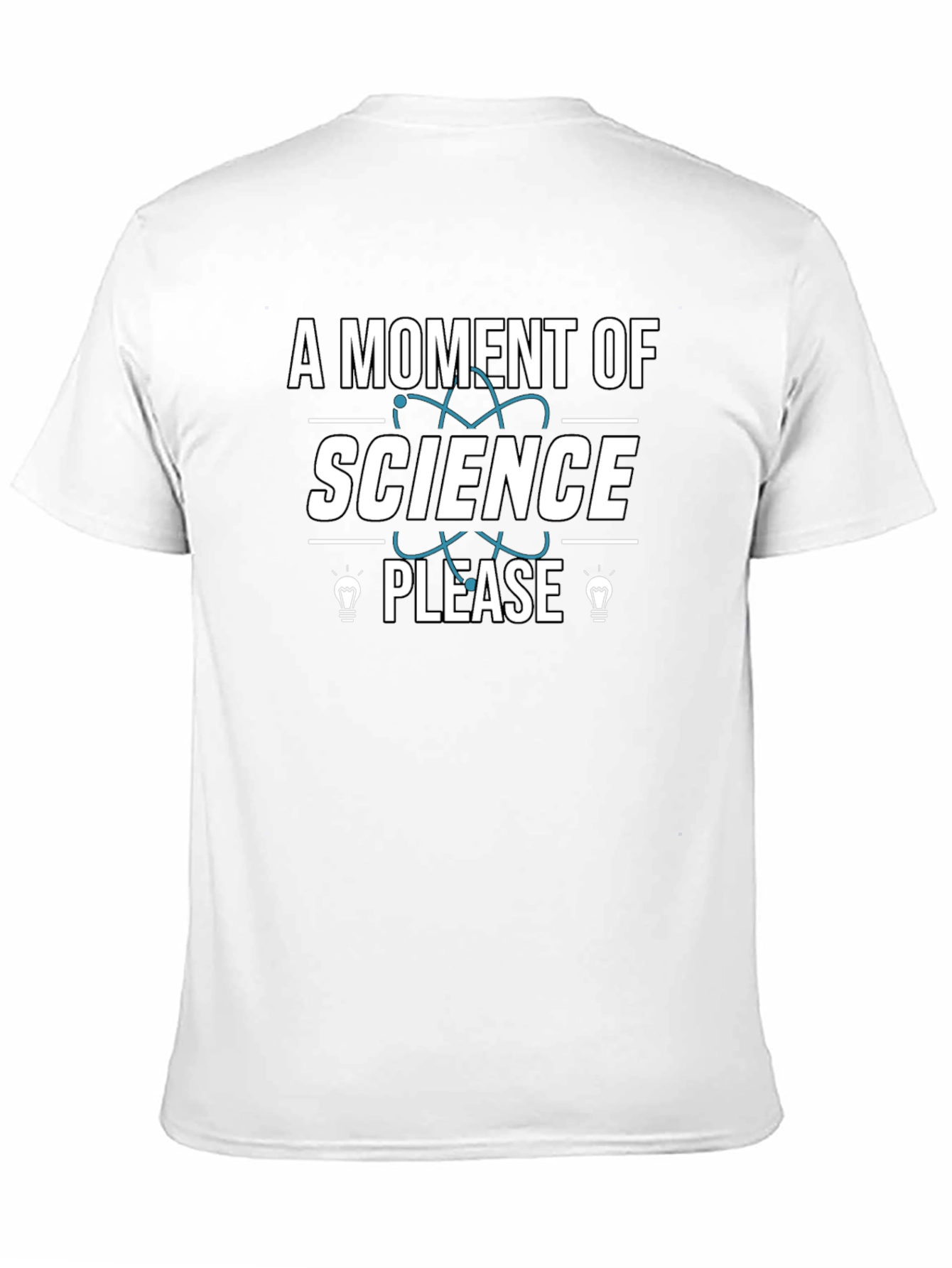 Black A Moment of Science Please T-Shirt - Black view 11