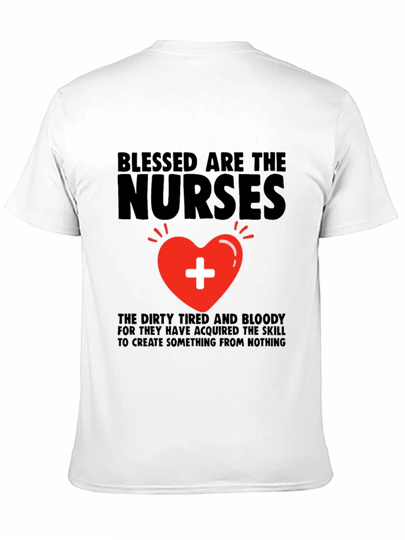 Black Blessed Nurses Graphic T-Shirt view 11