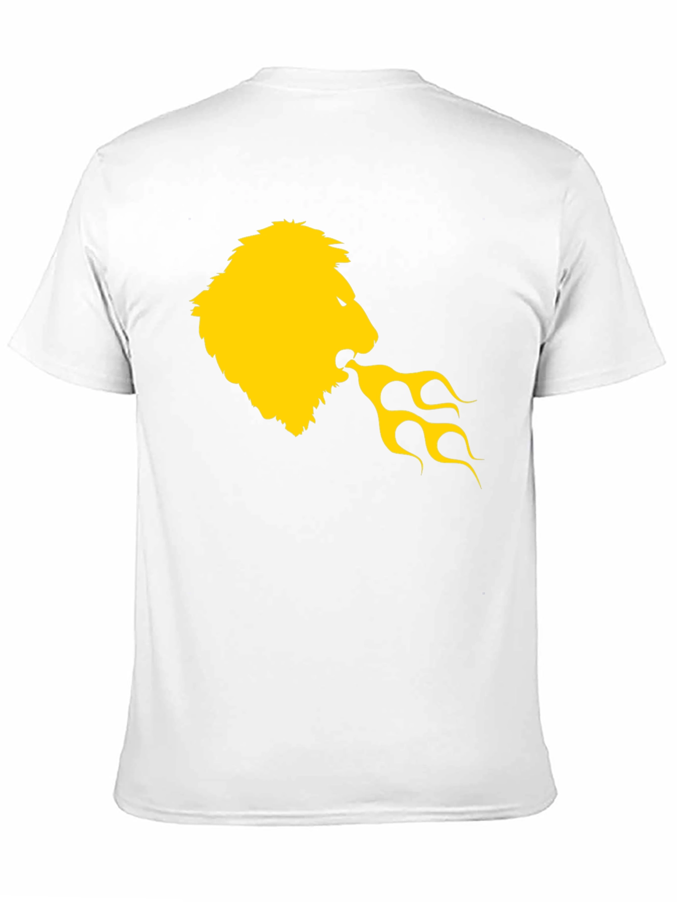 Black Lion Fire Breath Graphic Tee - Black view 11