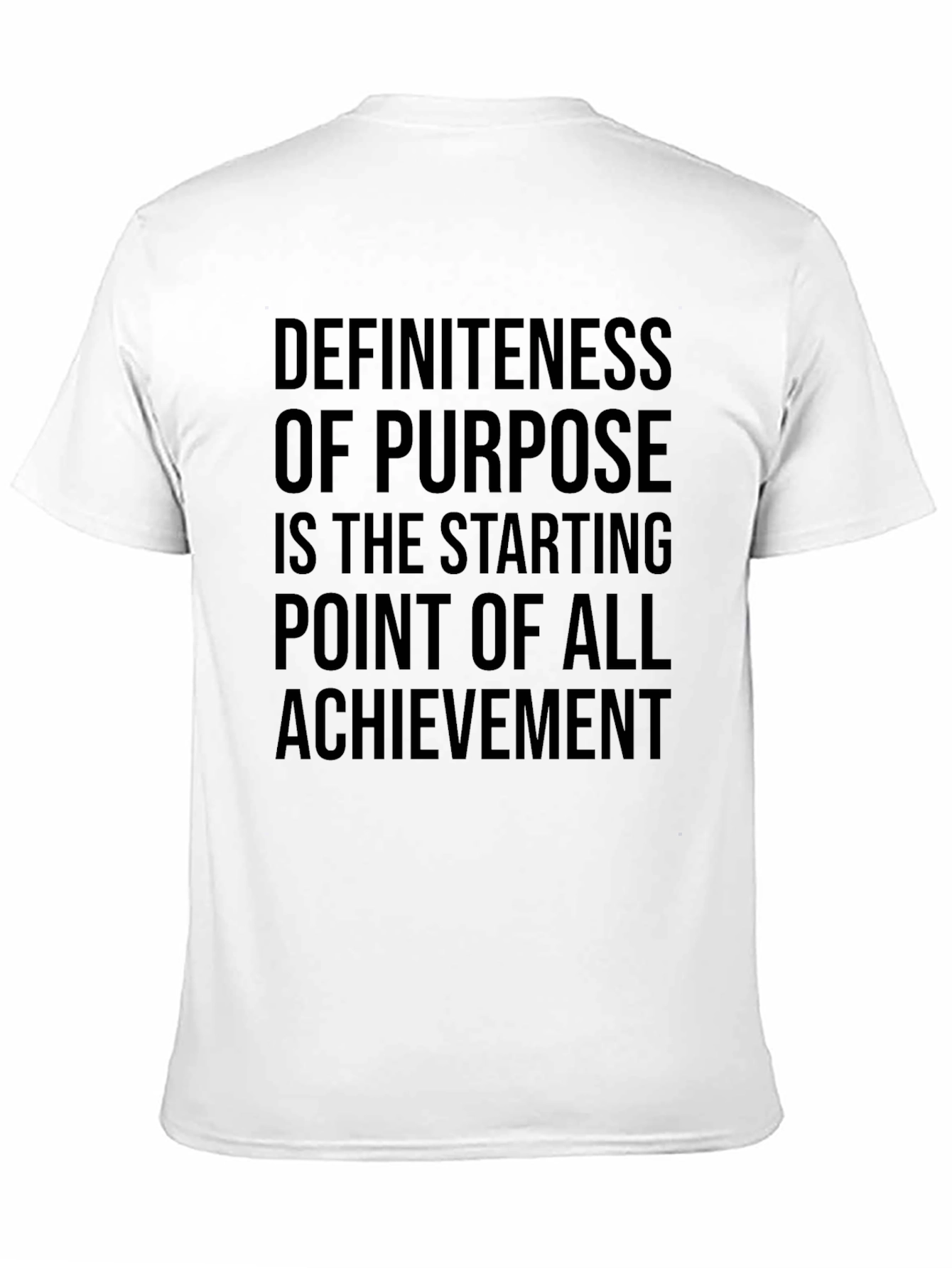 Black Purpose Driven Black Tee | Motivational Quote view 11