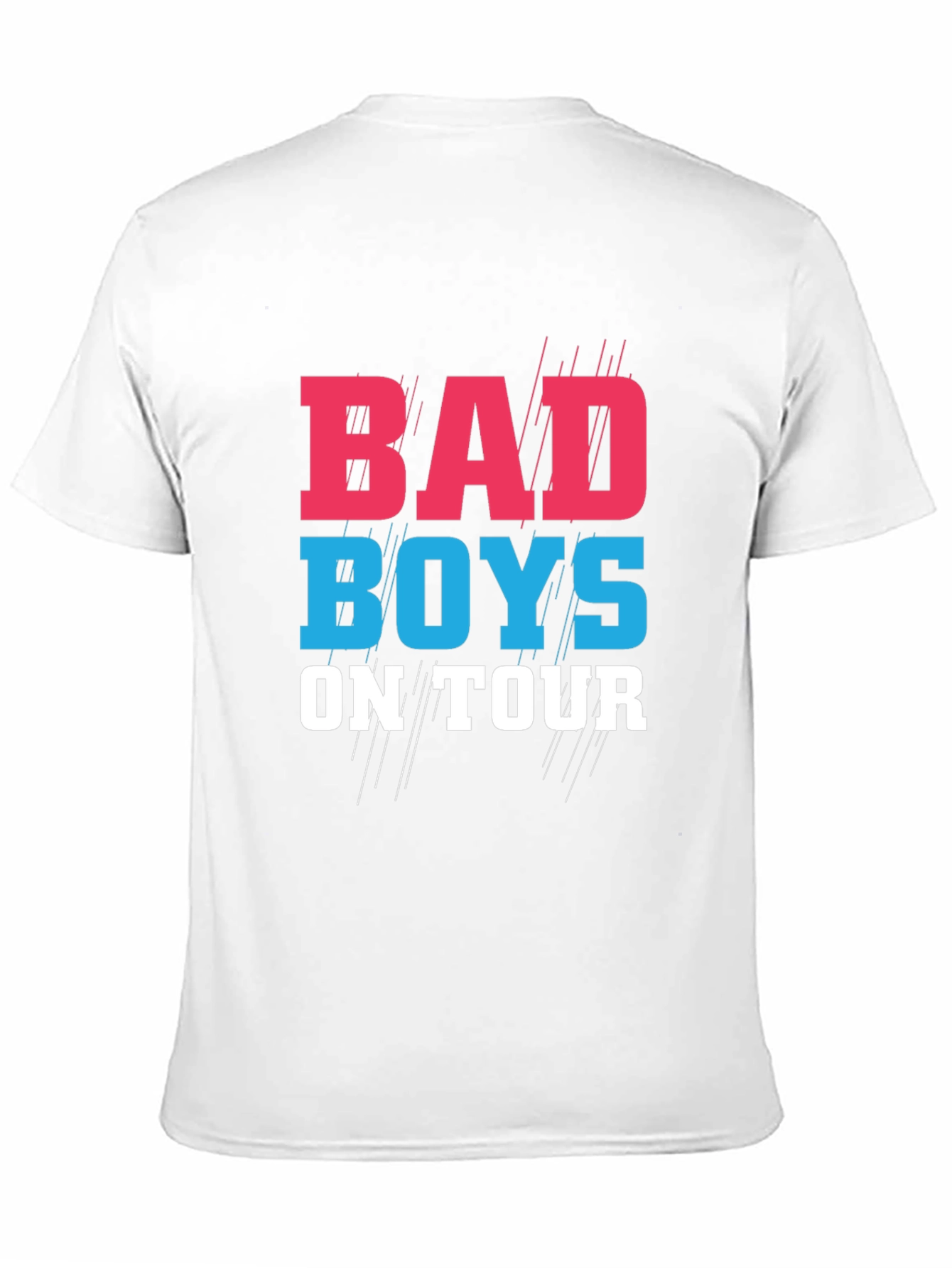 Black Bad Boys On Tour Graphic T-Shirt view 11