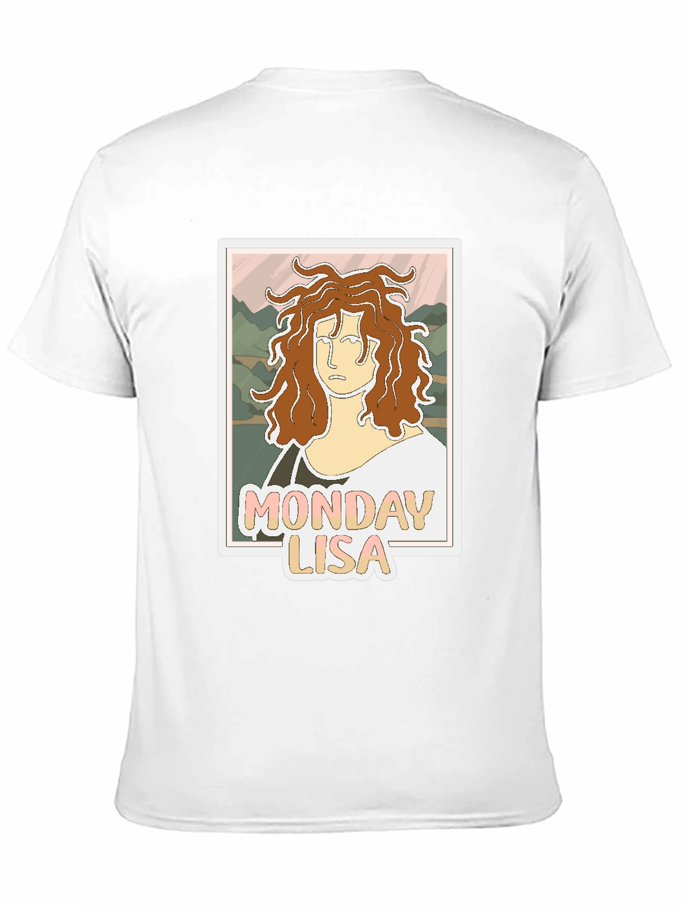Black Monday Lisa Graphic Tee - Unique Art T-Shirt view 11