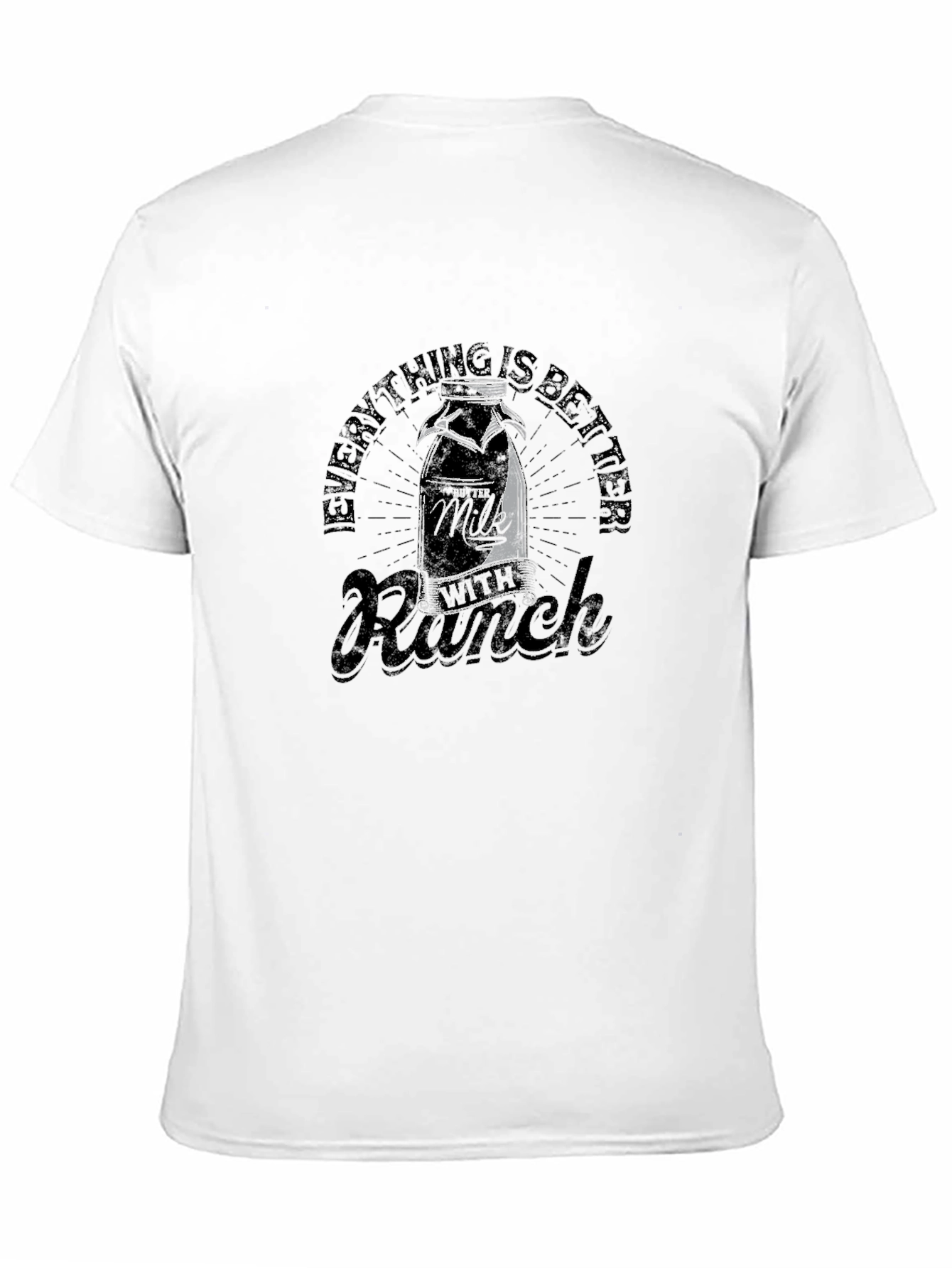 Black Milk with Ranch Graphic T-Shirt view 11