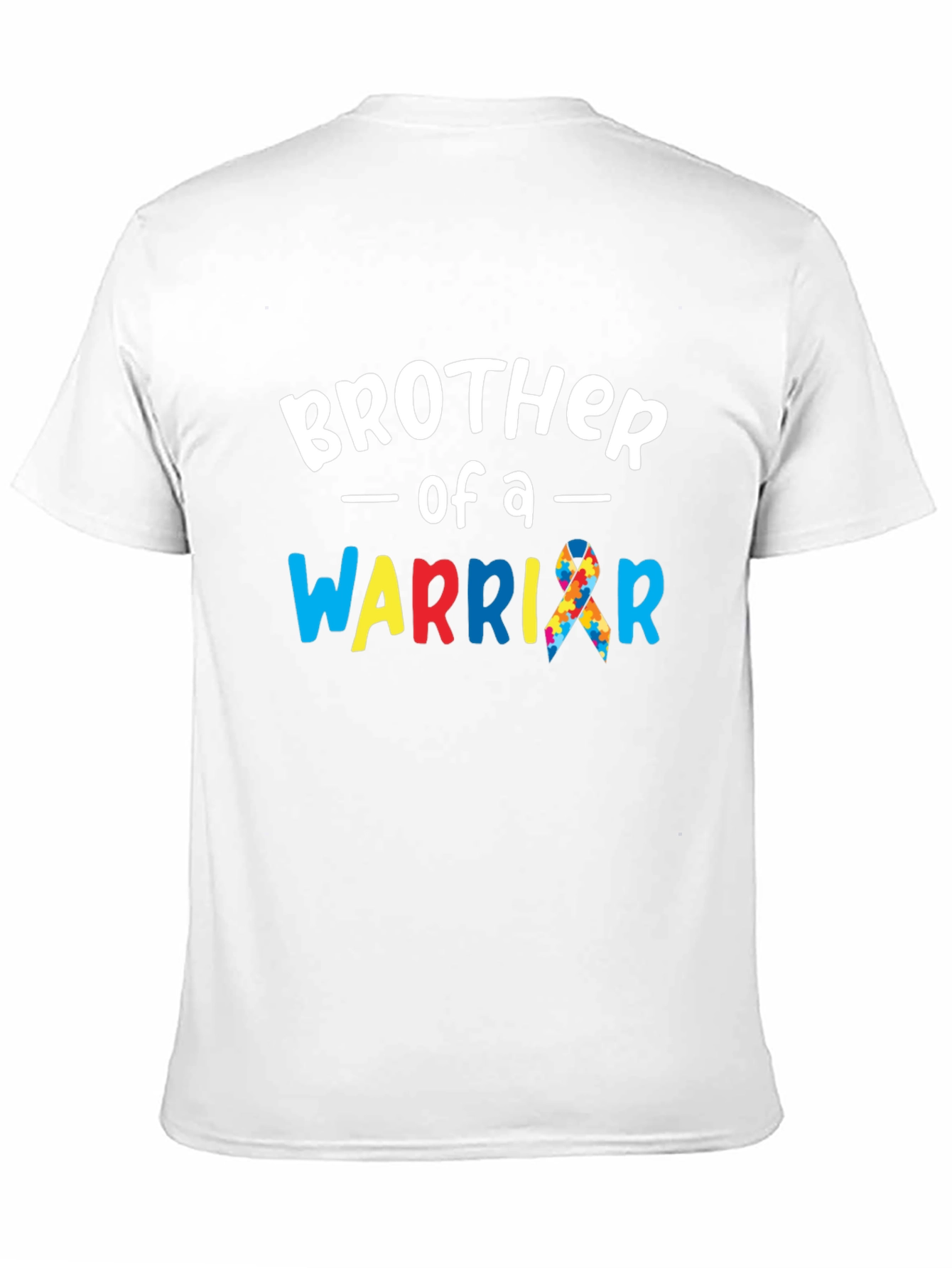 Brother of a Warrior T-Shirt Autism Awareness  - 11