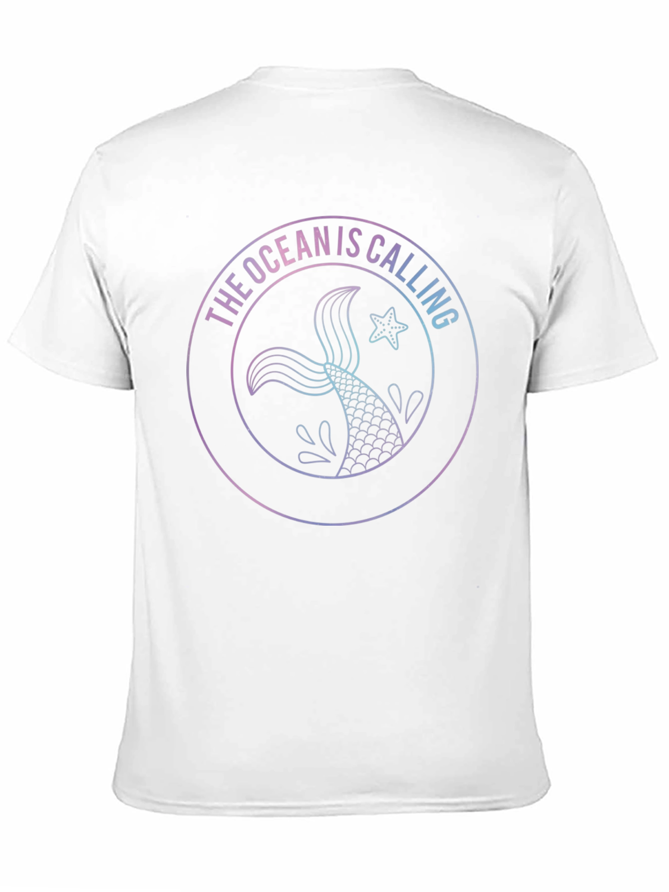 Black Ocean Is Calling Black Graphic Tee view 11