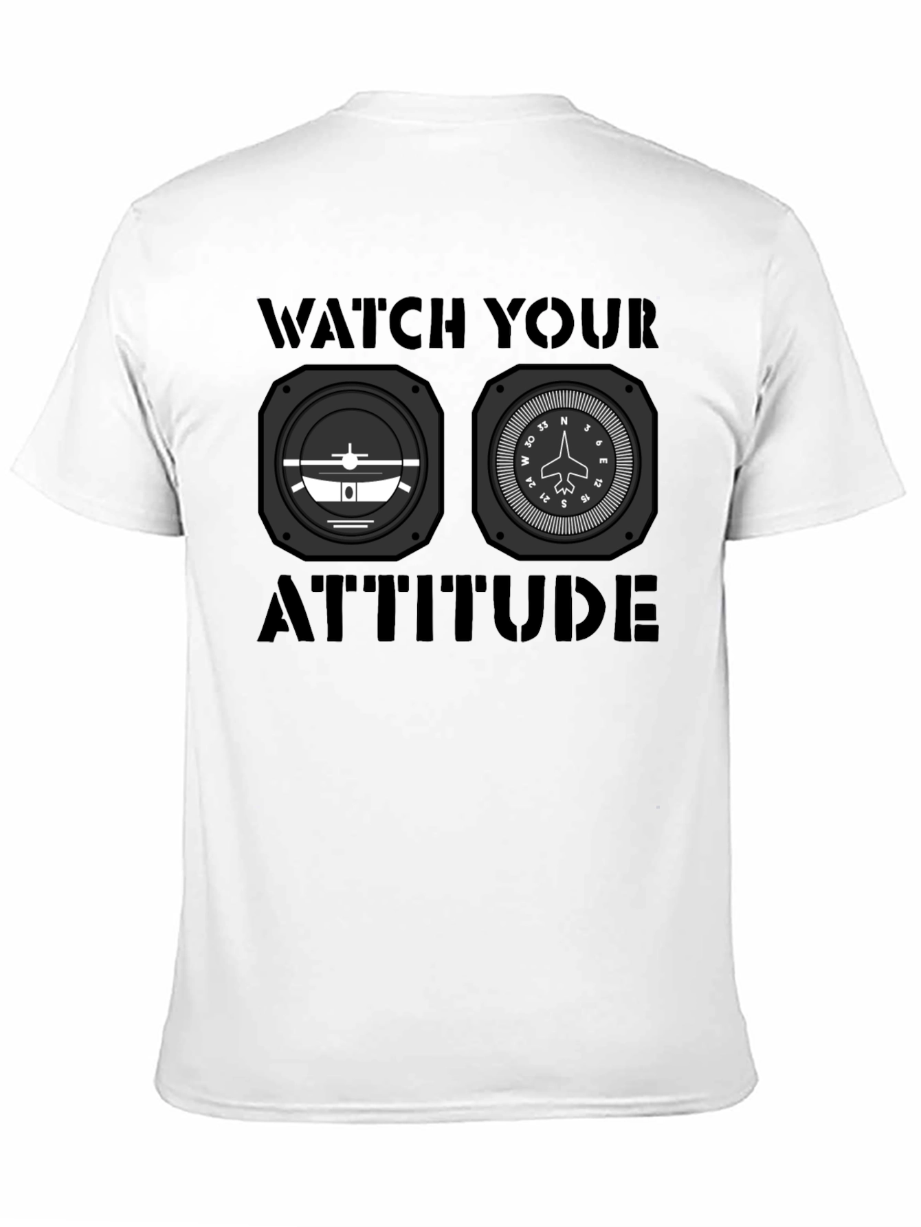 Watch Your Attitude Aviation T-Shirt - 11