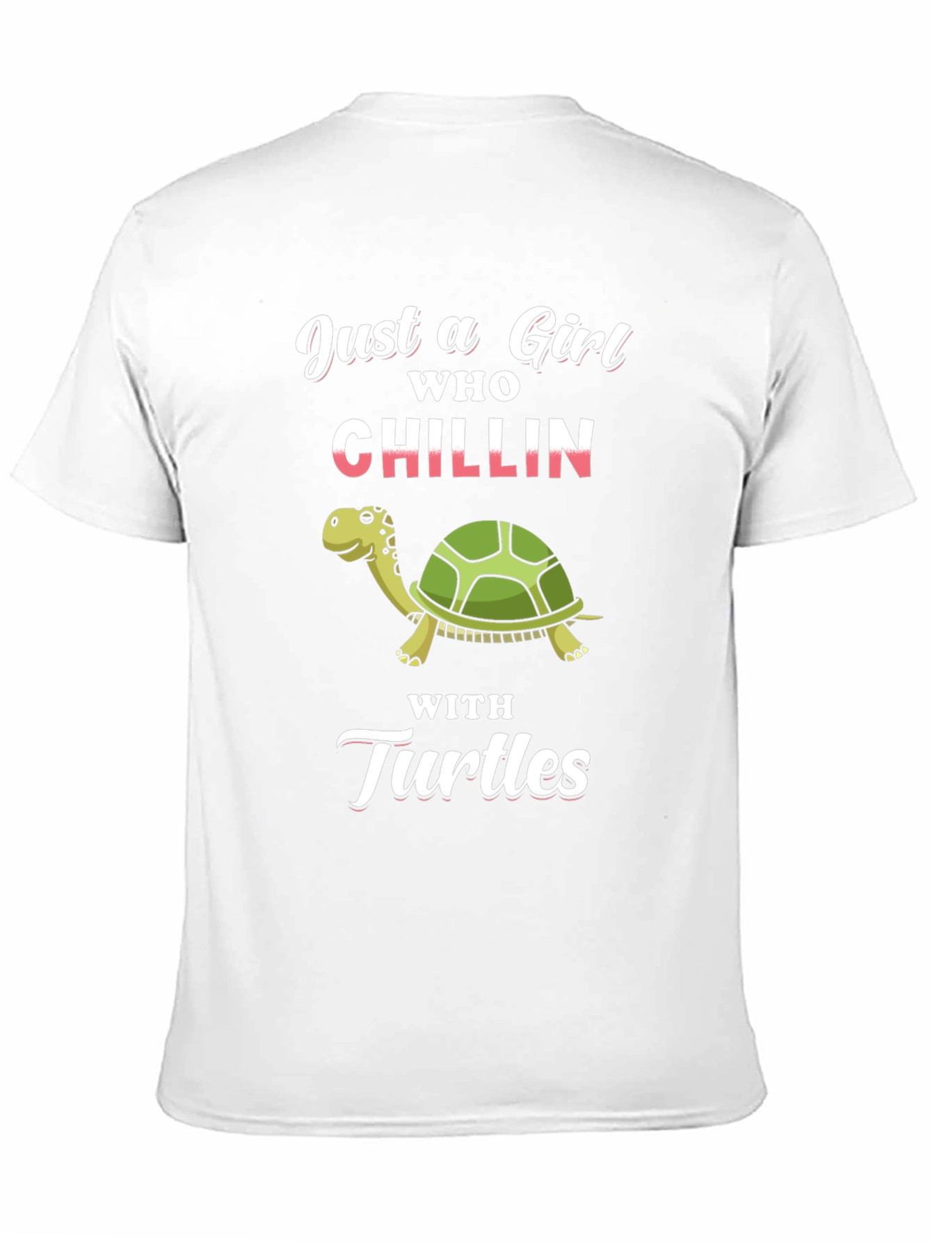Black Girl Who Chillin' with Turtles Graphic Tee view 11