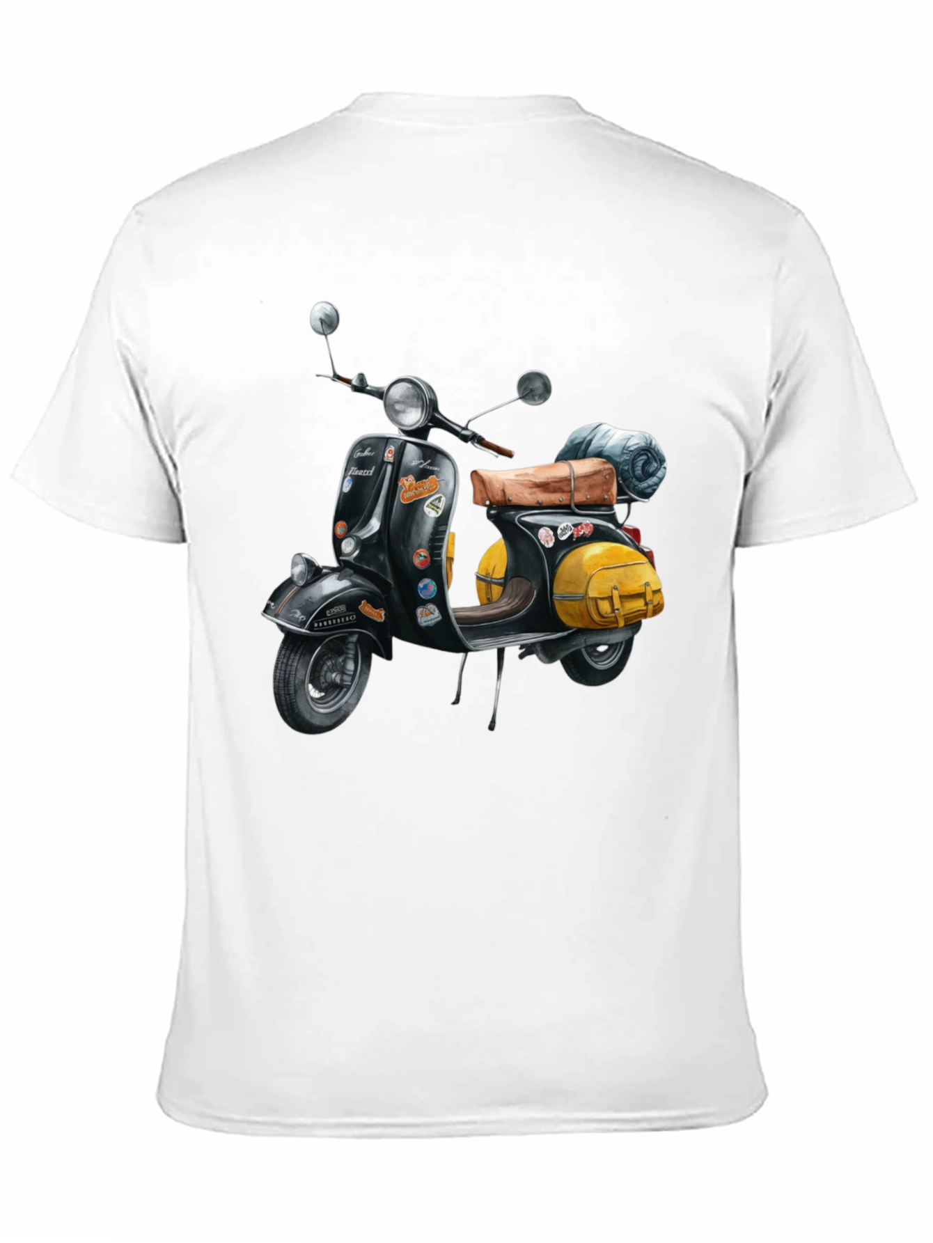 Vintage Vespa Scooter T-Shirt - Retro Motorcycle Tee - 11
