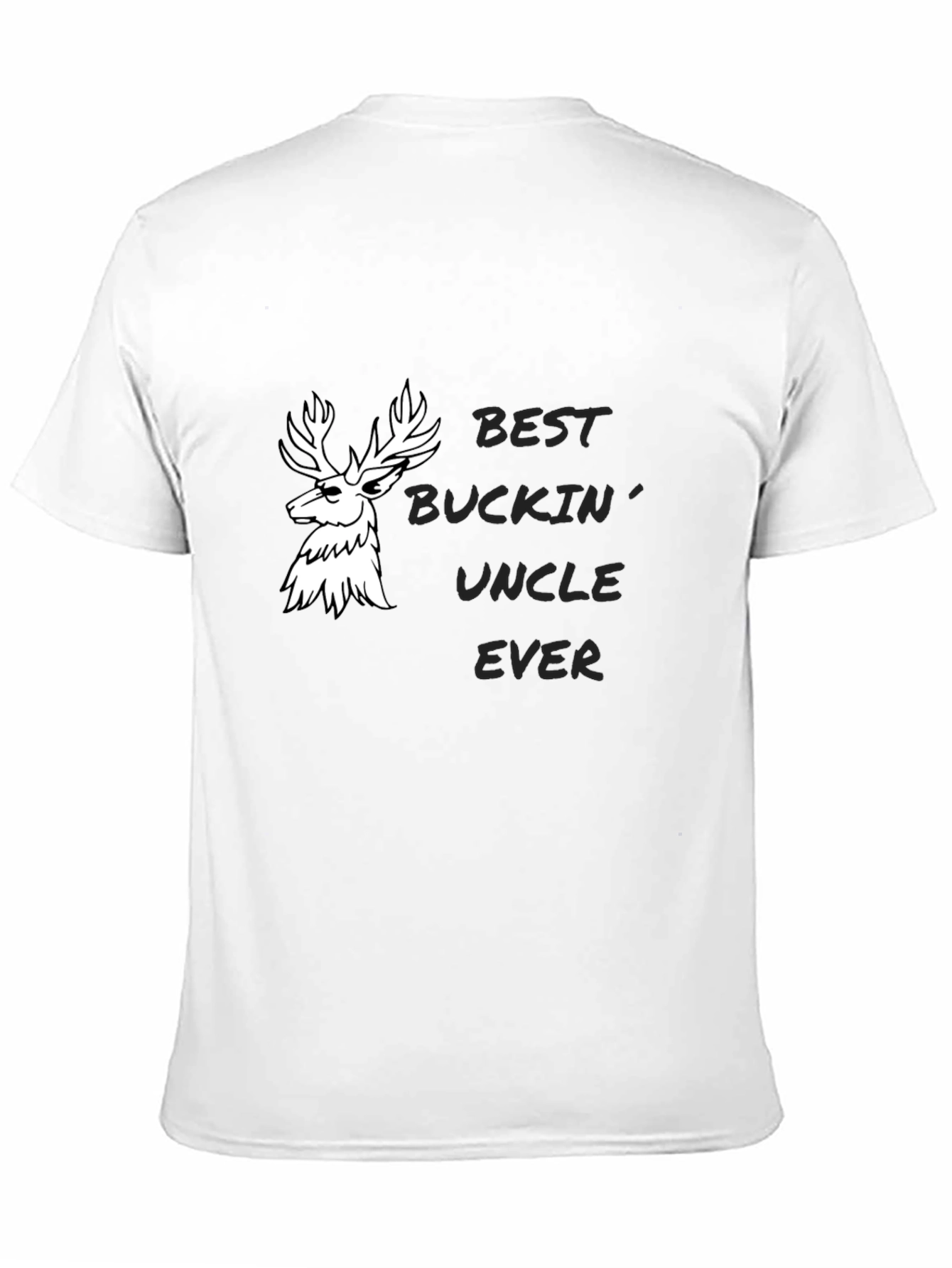 Black Best Buckin' Uncle Ever Tee view 11