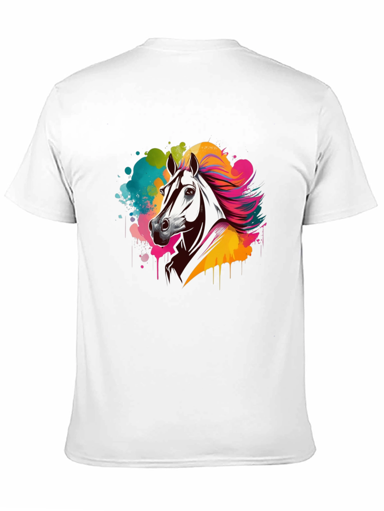 Black Black Horse Splash Graphic Tee view 11