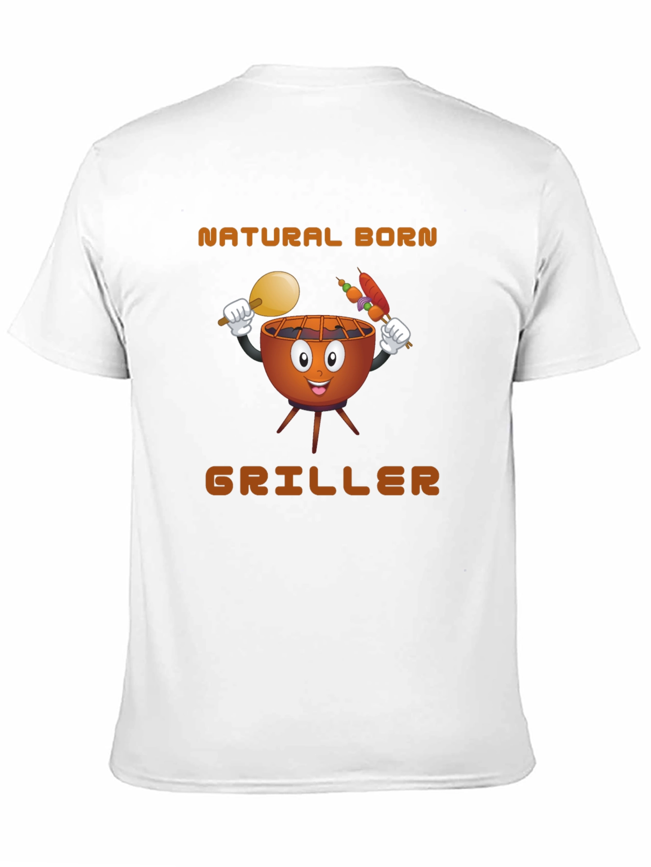 Black Natural Born Griller T-Shirt view 11
