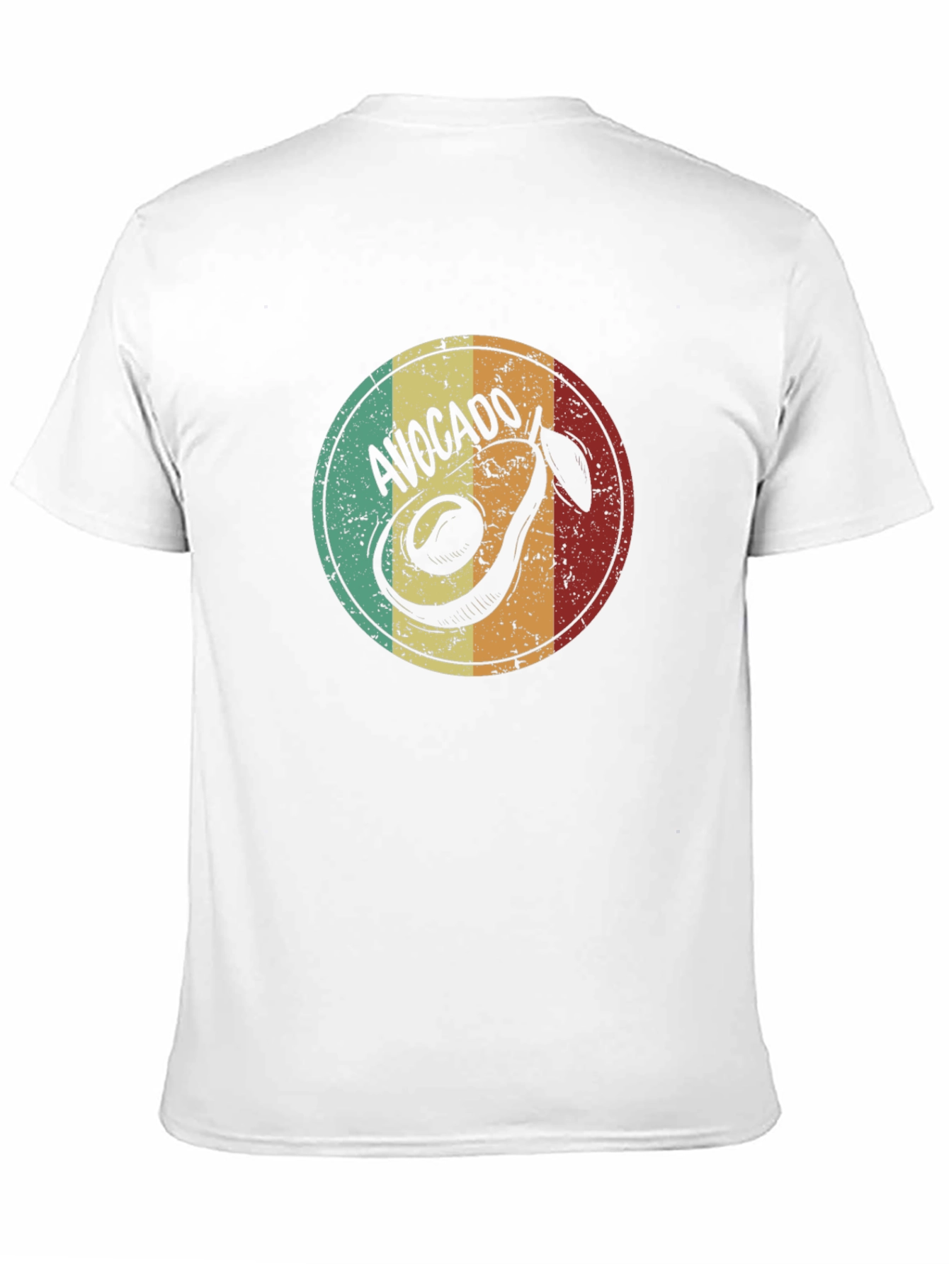 Black Retro Avocado T-Shirt - Vintage Style Graphic Tee view 11