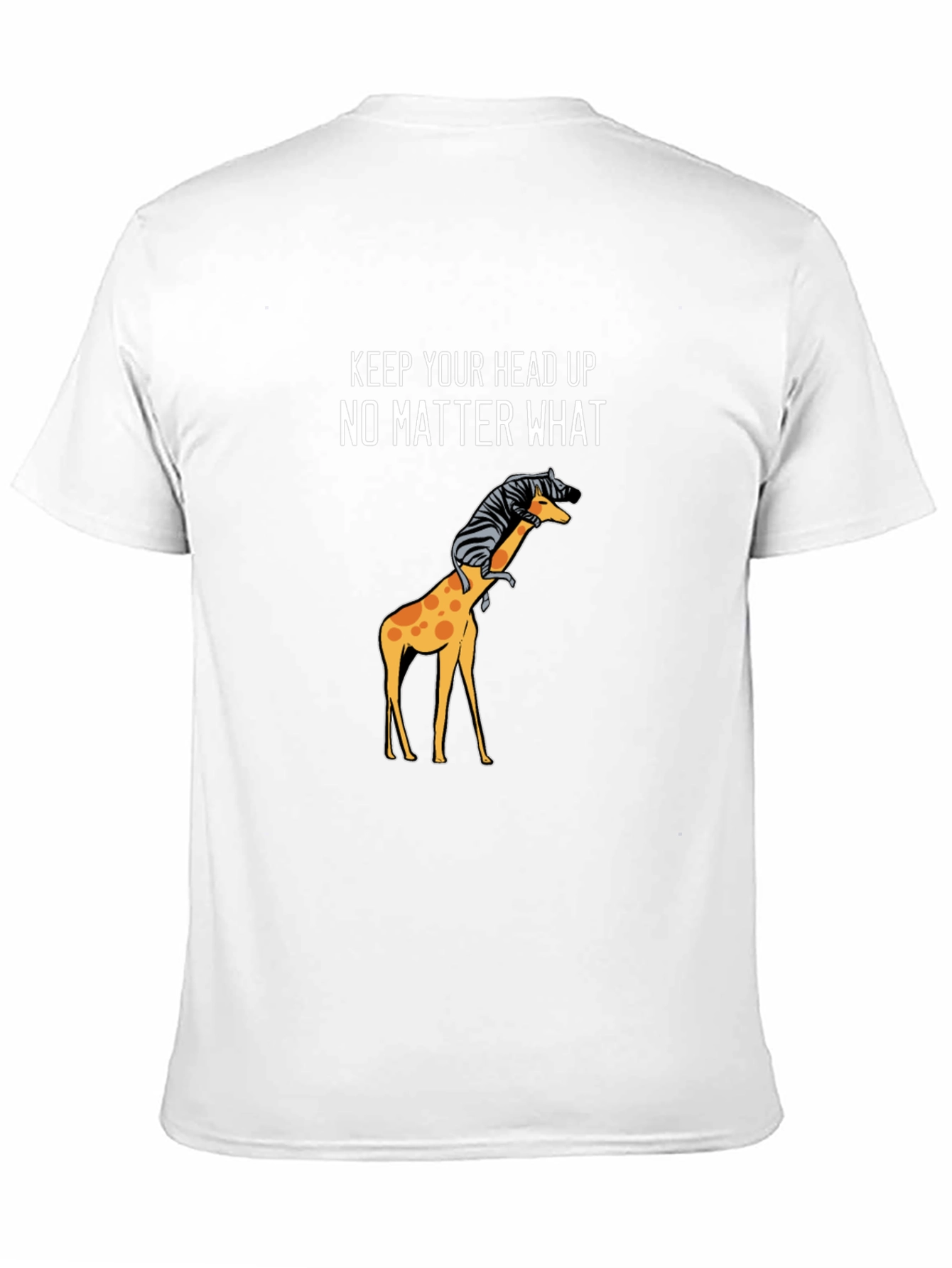 Black Keep Your Head Up T-Shirt view 11