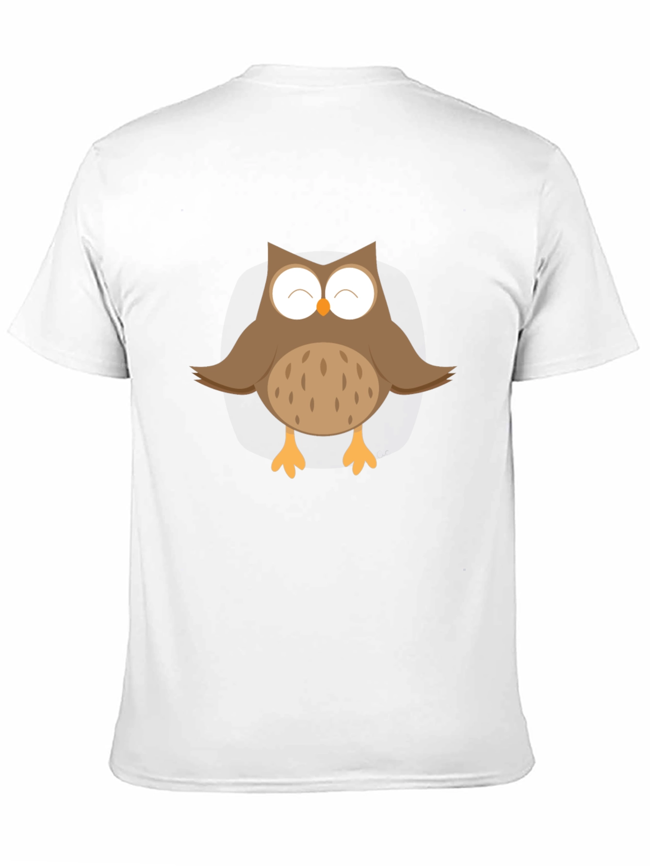 Black Cute Owl Graphic Black T-Shirt view 11