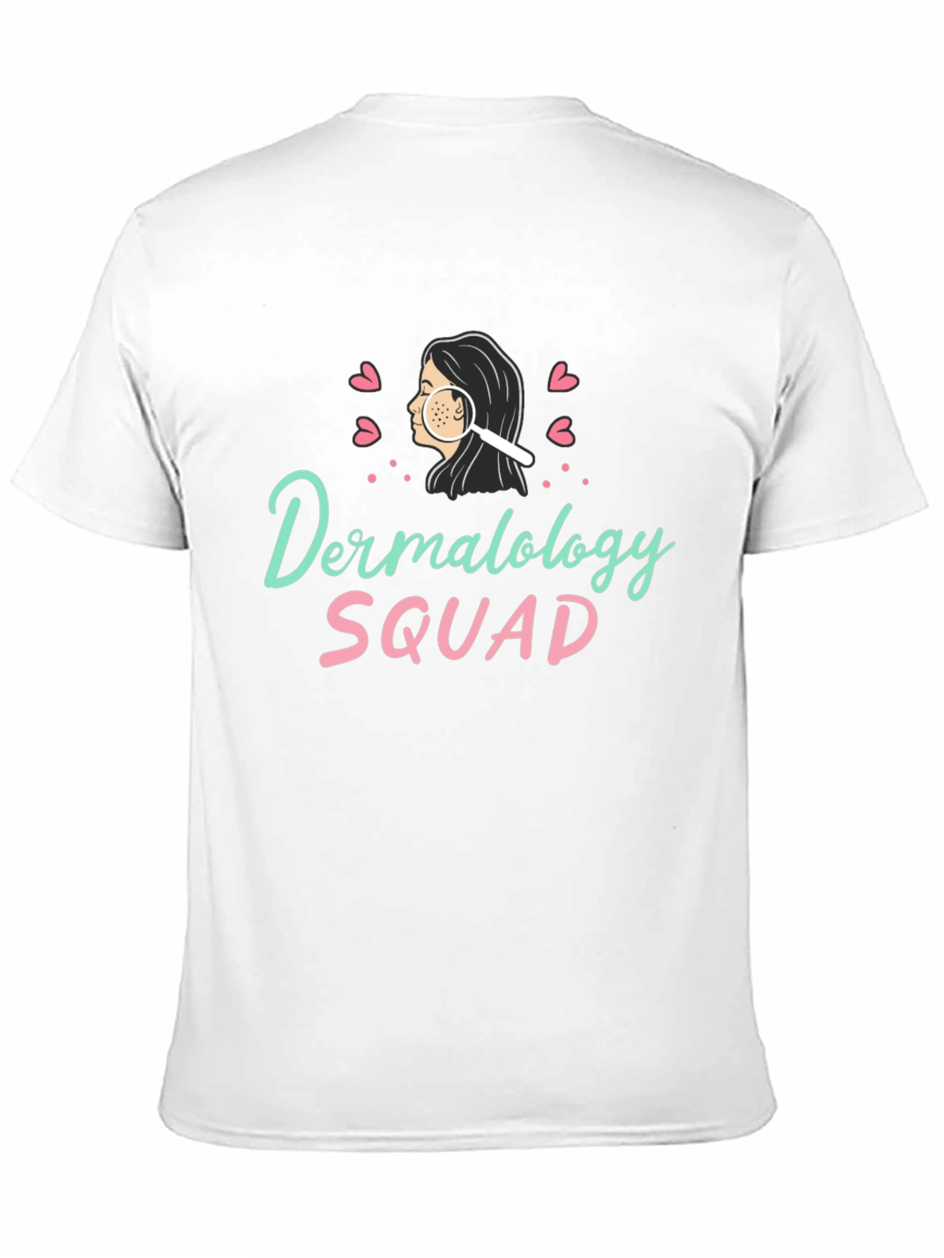 Black Dermatology Squad Graphic T-Shirt - Black Cotton Tee view 11