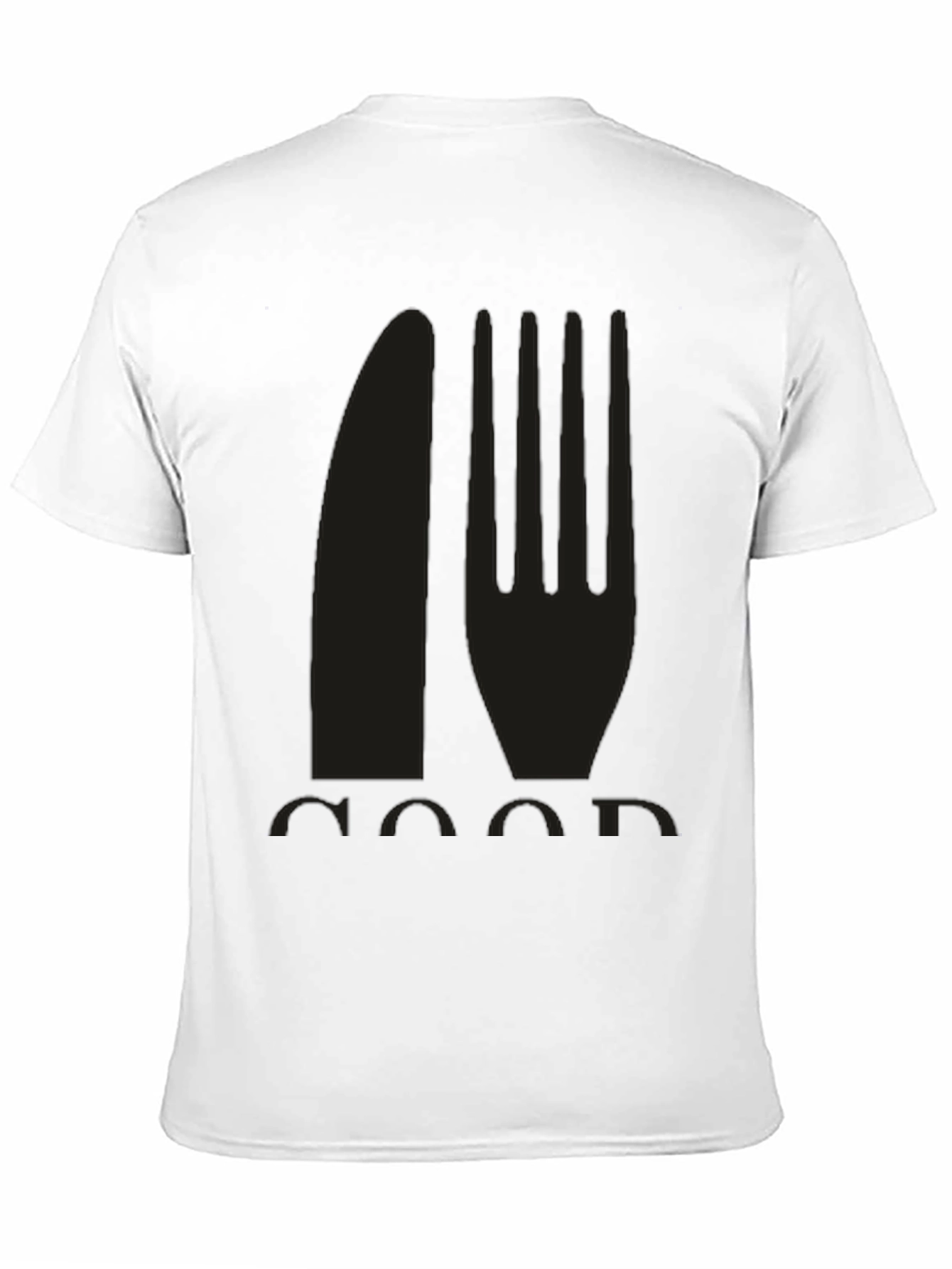 Foodie T-Shirt - Knife and Fork Graphic - 11