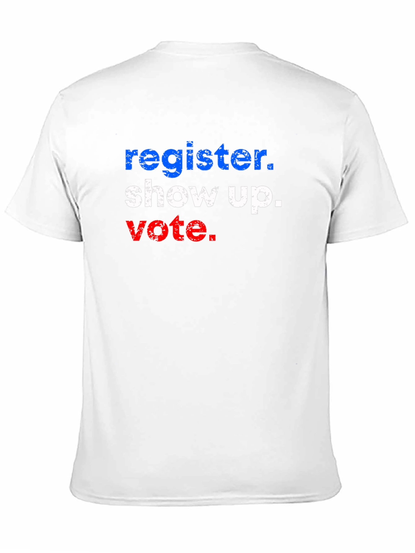 Black Register Show Up Vote Graphic T-Shirt view 11