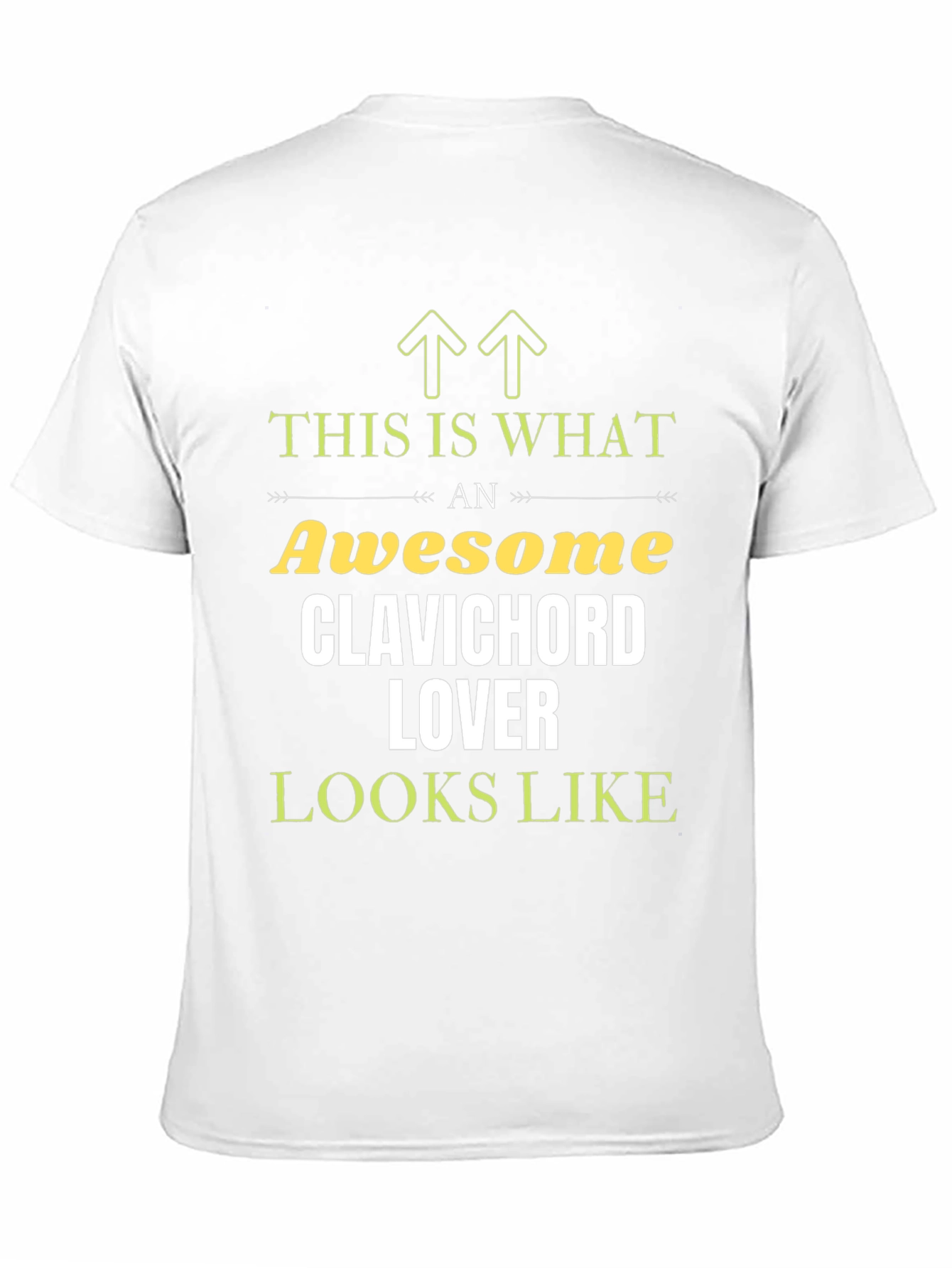 Black Awesome Clavichord Lover T-Shirt view 11