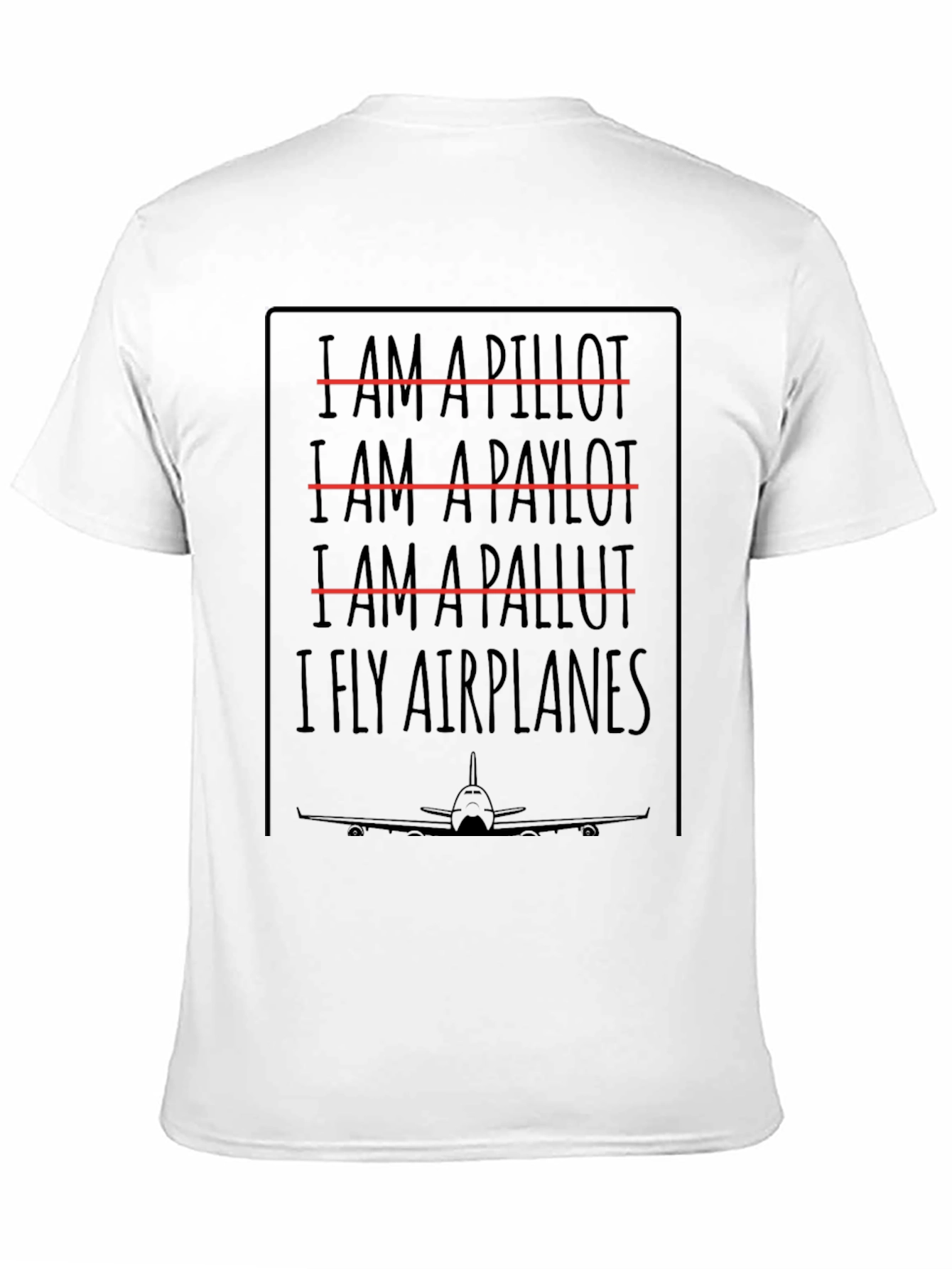 Pilot T-Shirt - Airplane Design - 11